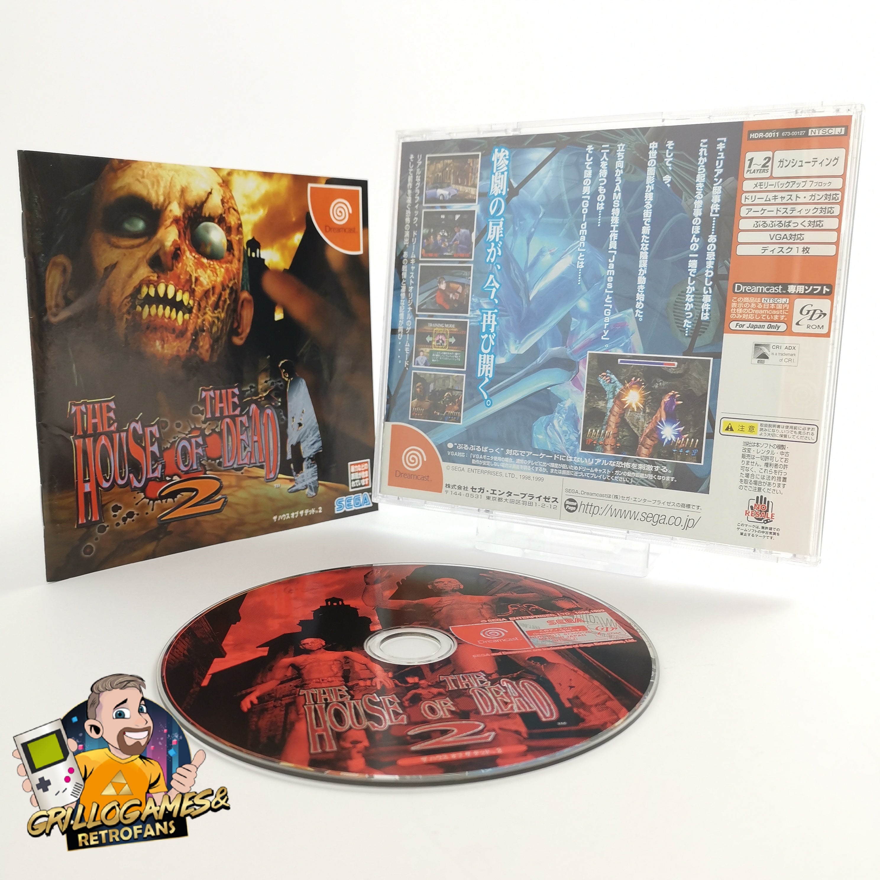 Sega Dreamcast Spiel – The House of the Dead 2 (NTSC-J OVP)