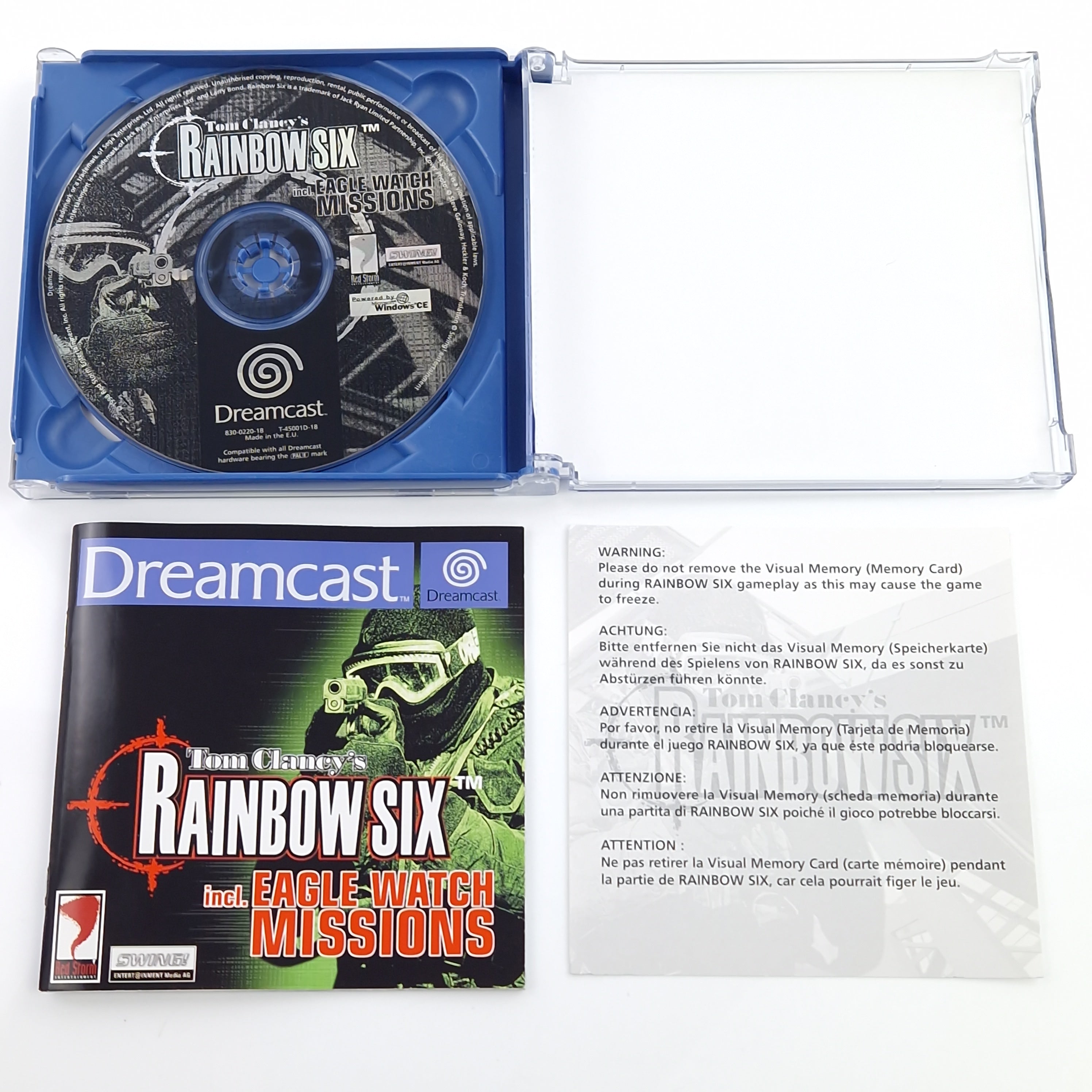 Sega Dreamcast Spiel – Tom Clancys Rainbow Six (OVP PAL)