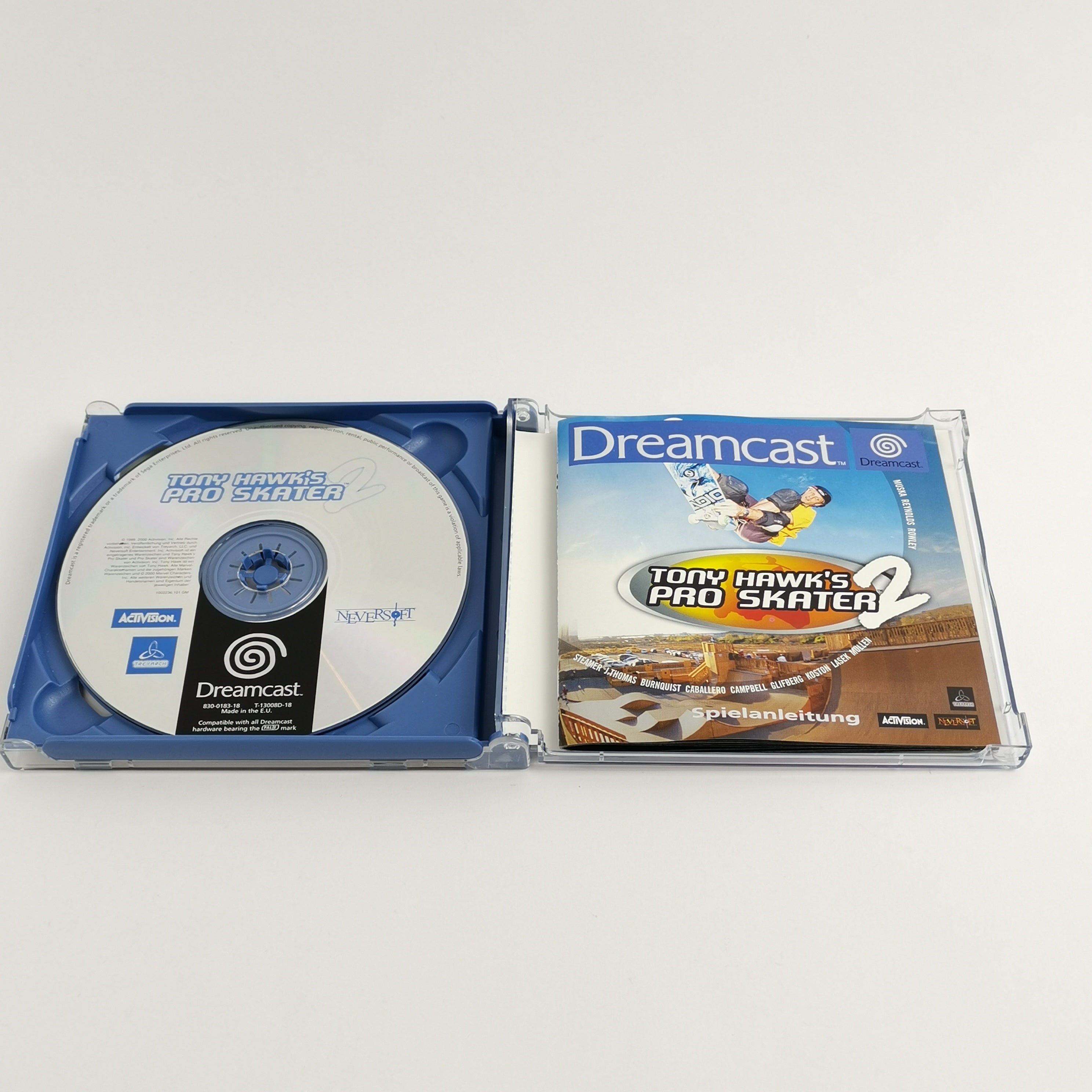 Sega Dreamcast Spiel – Tony Hawk’s Pro Skater 2 OVP PAL