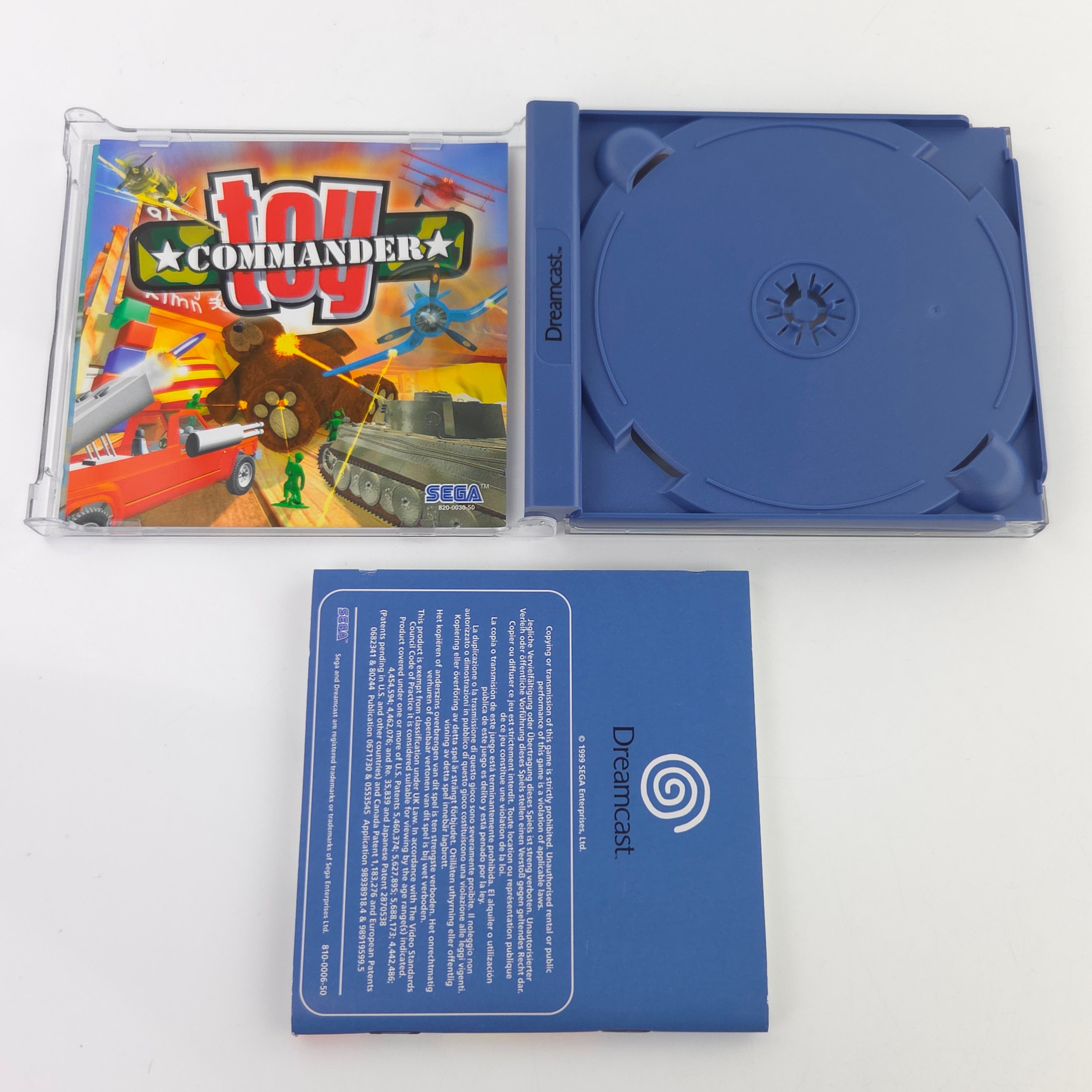 Sega Dreamcast Spiel Toy Commander DC OVP CIB PAL EUR