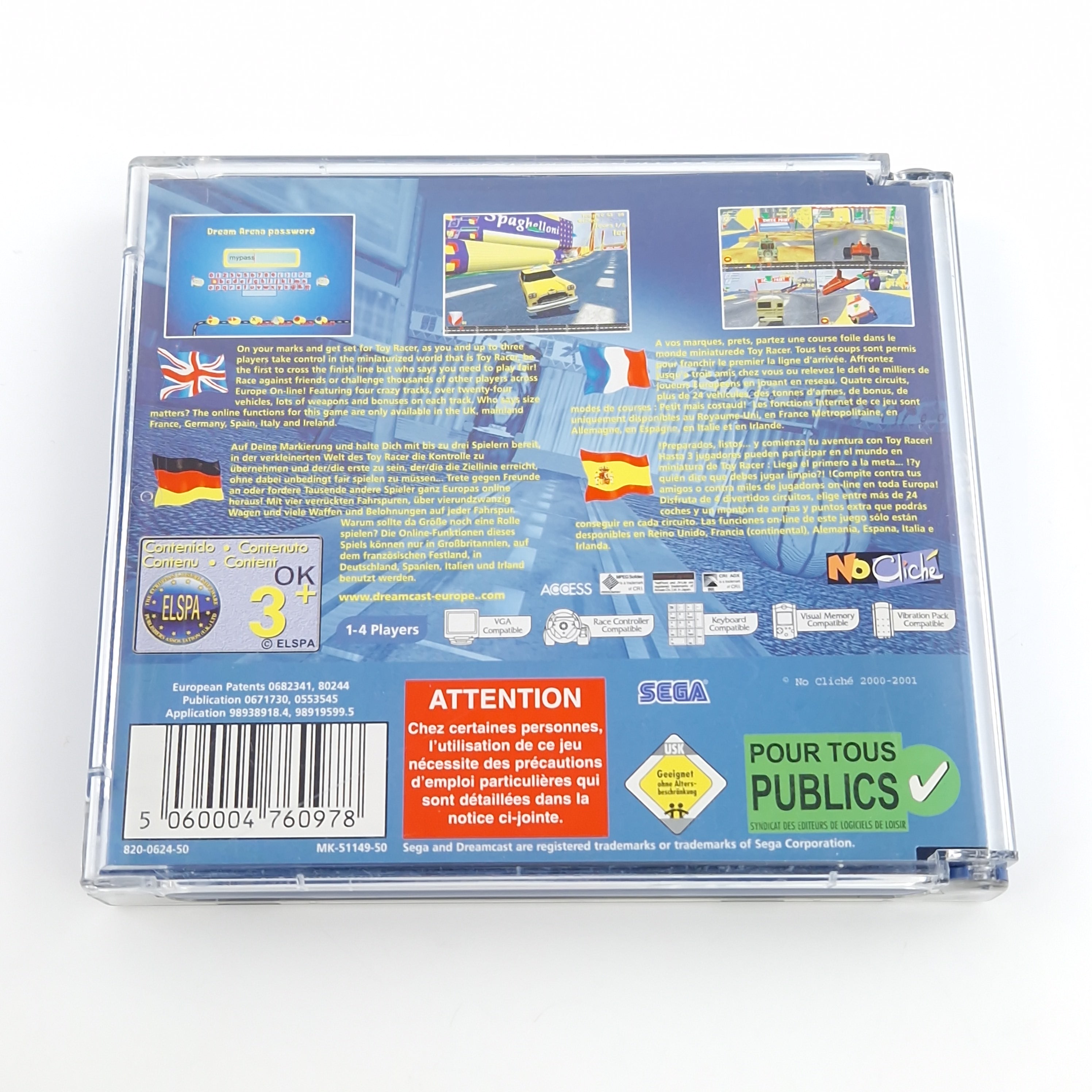 Sega Dreamcast Spiel – Toy Racer (OVP PAL)