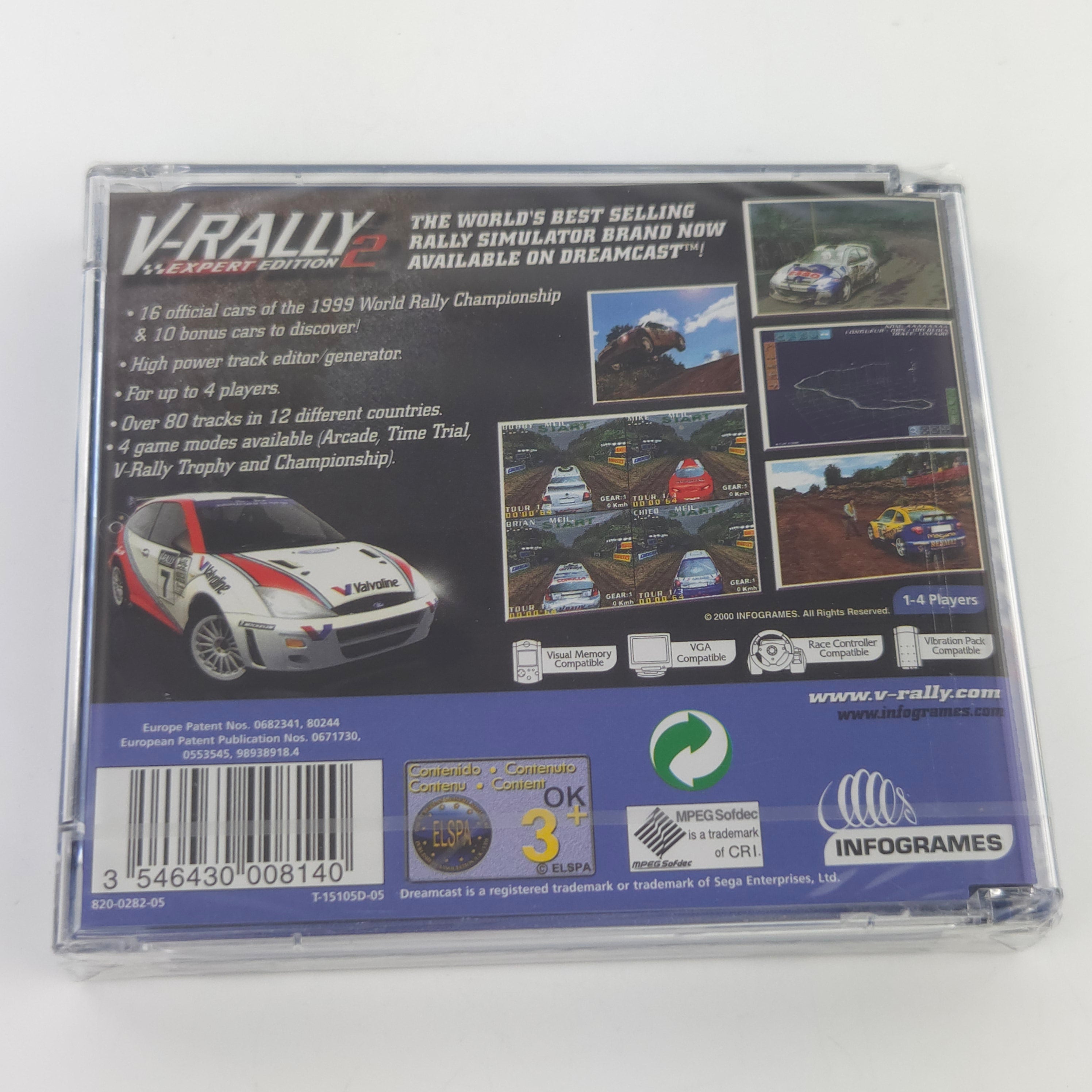 Sega Dreamcast Spiel V-Rally 2 Expert Edition DC OVP NEU