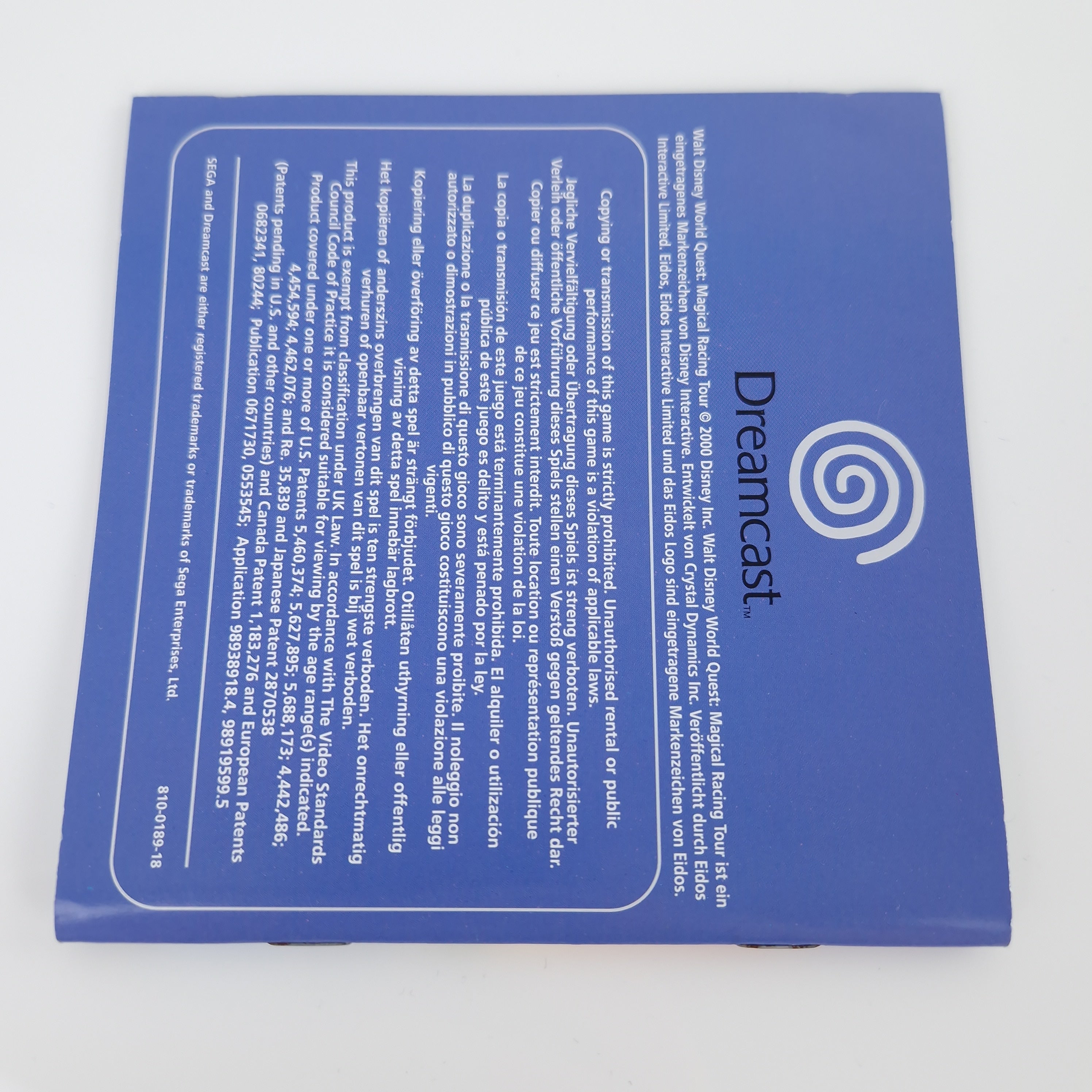 Sega Dreamcast Spiel – Walt Disney World Quest OVP