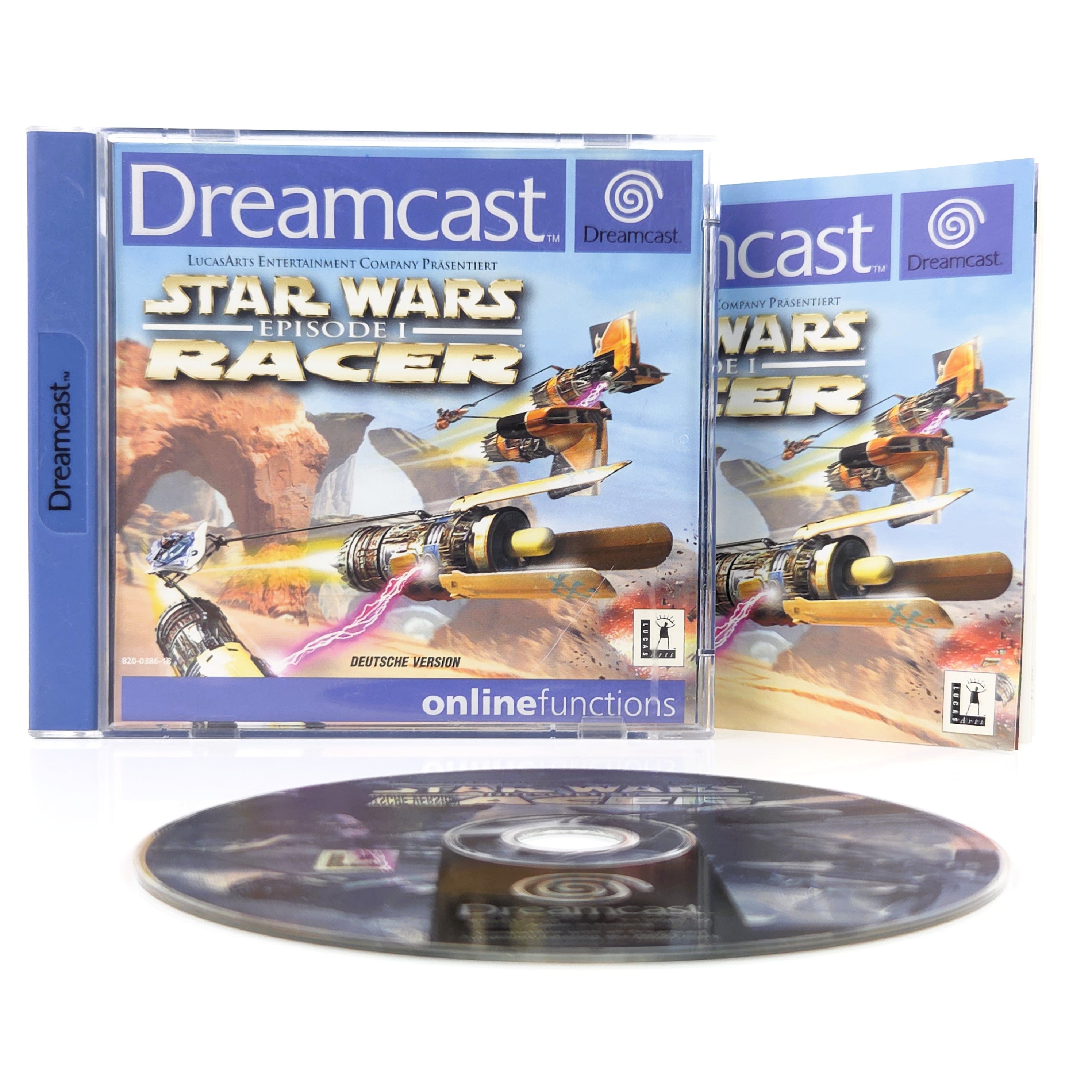 Sega Dreamcast Spiel – Star Wars Episode I Racer (PAL)