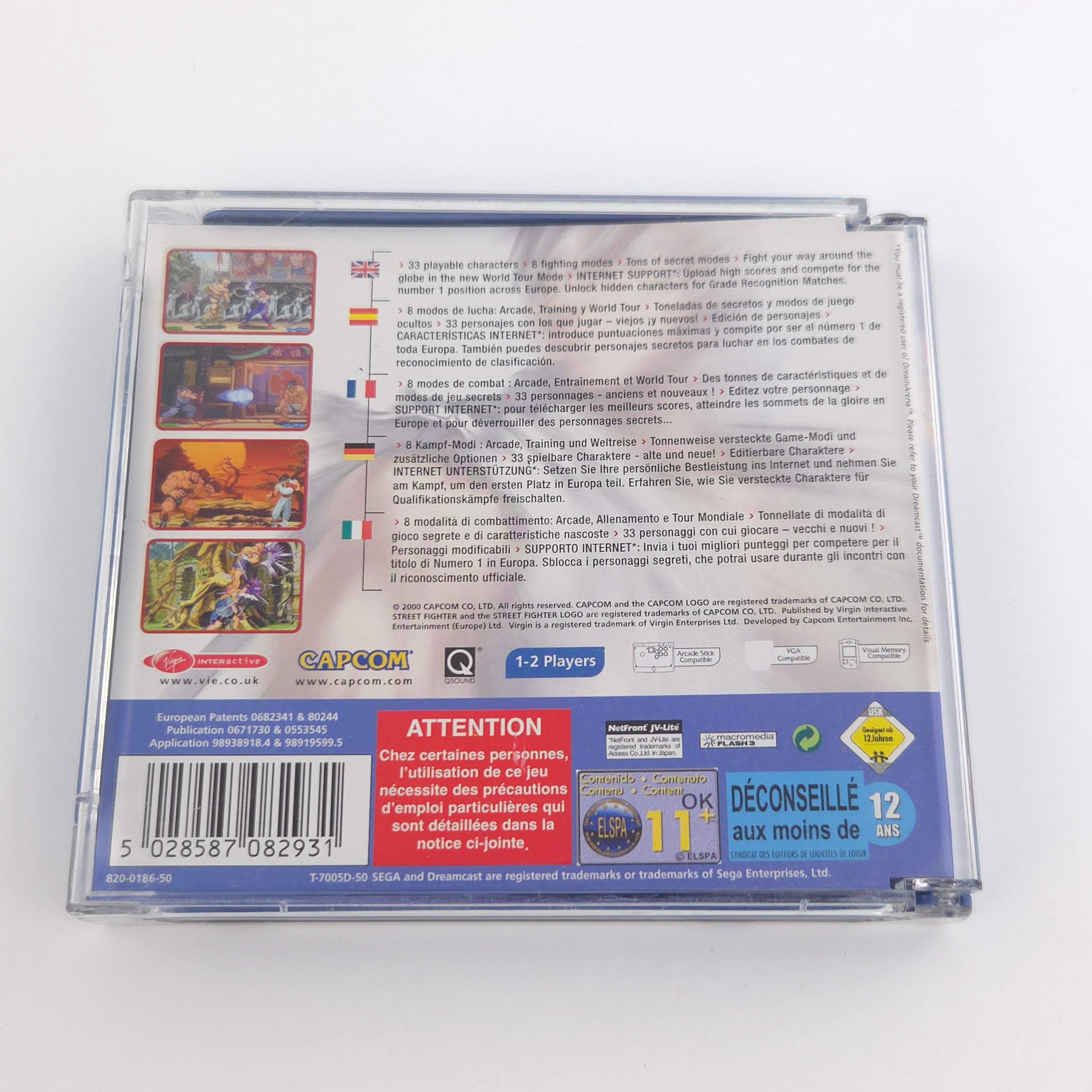 Sega Dreamcast Spiel – Street Fighter Alpha 3 (PAL)
