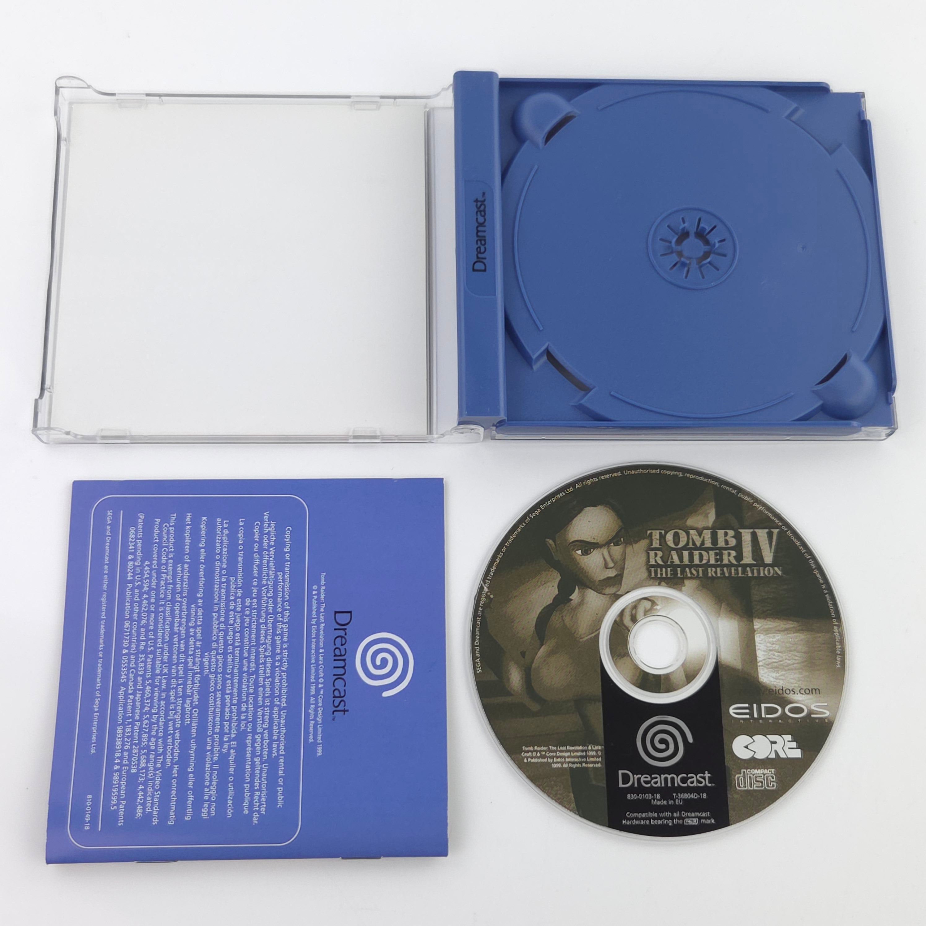 Sega Dreamcast Spiel – Tomb Raider IV (OVP PAL)