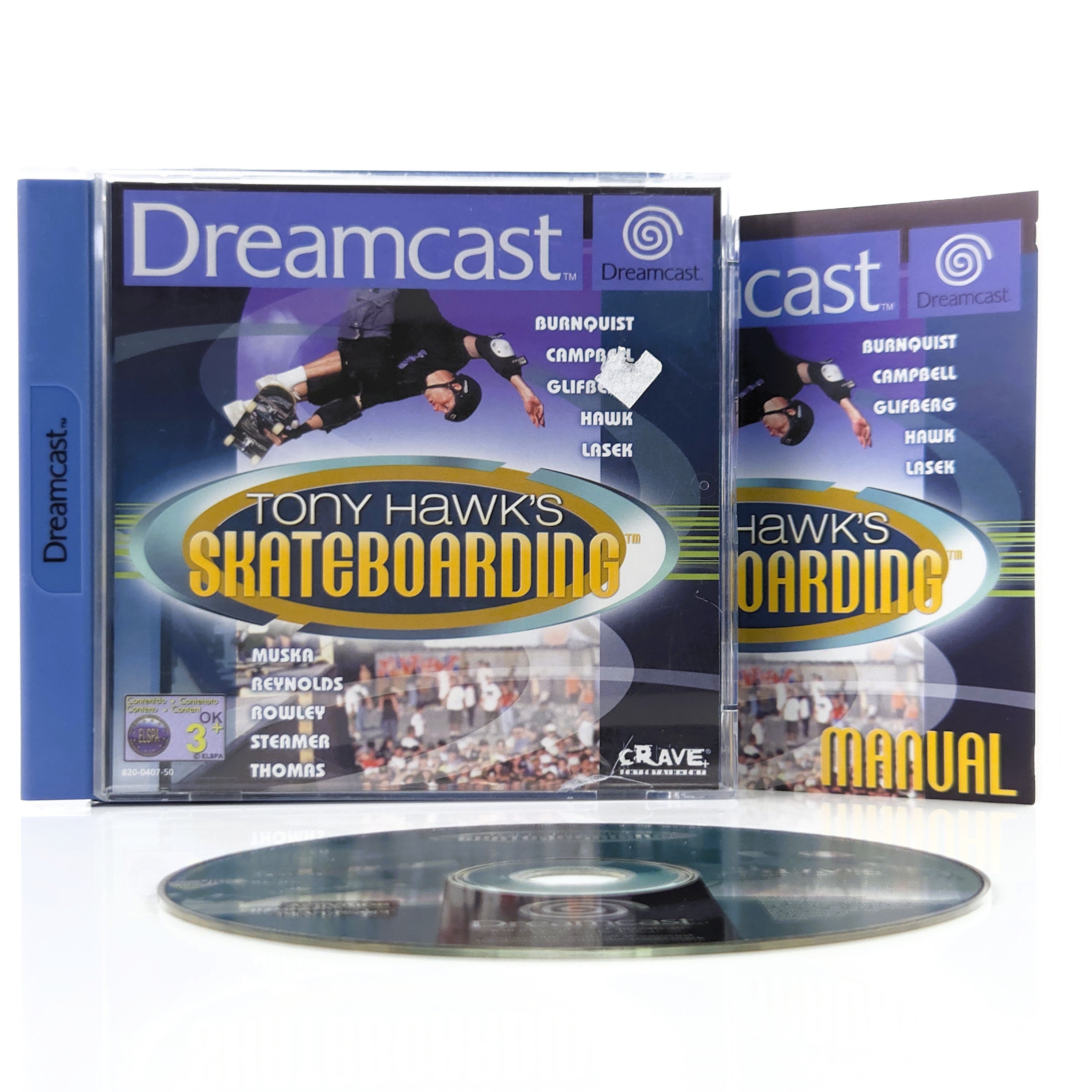 Sega Dreamcast Spiel – Tony Hawks Skateboarding (PAL)