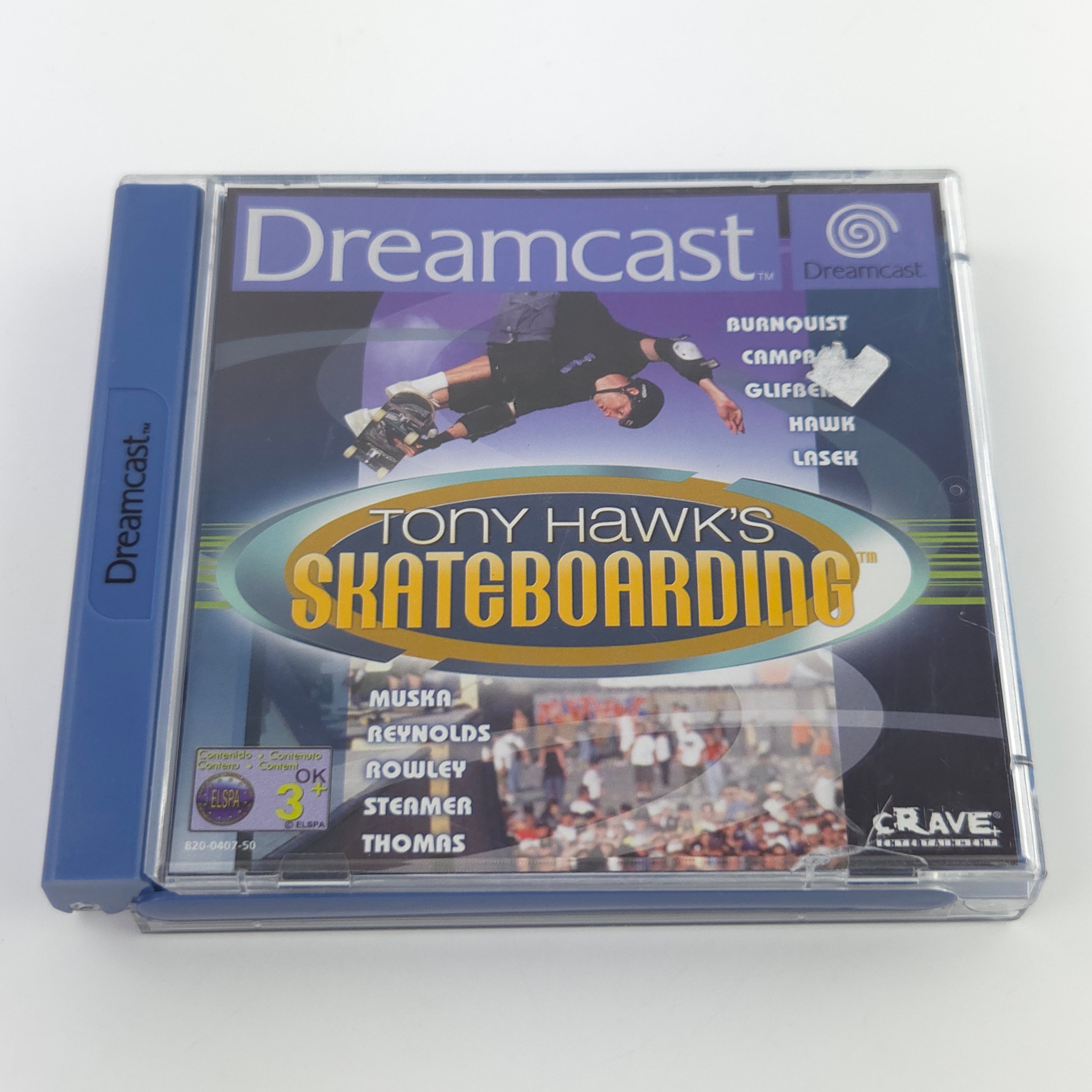 Sega Dreamcast Spiel – Tony Hawks Skateboarding (PAL)