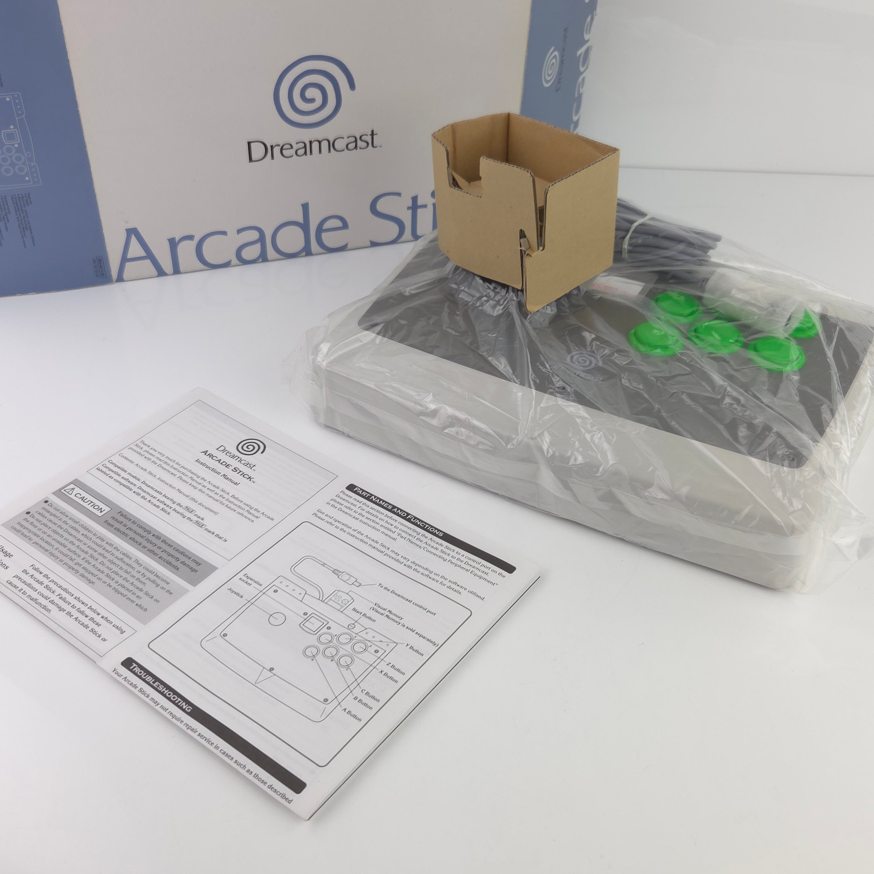 Sega Dreamcast Arcade Stick Zubehör OVP PAL