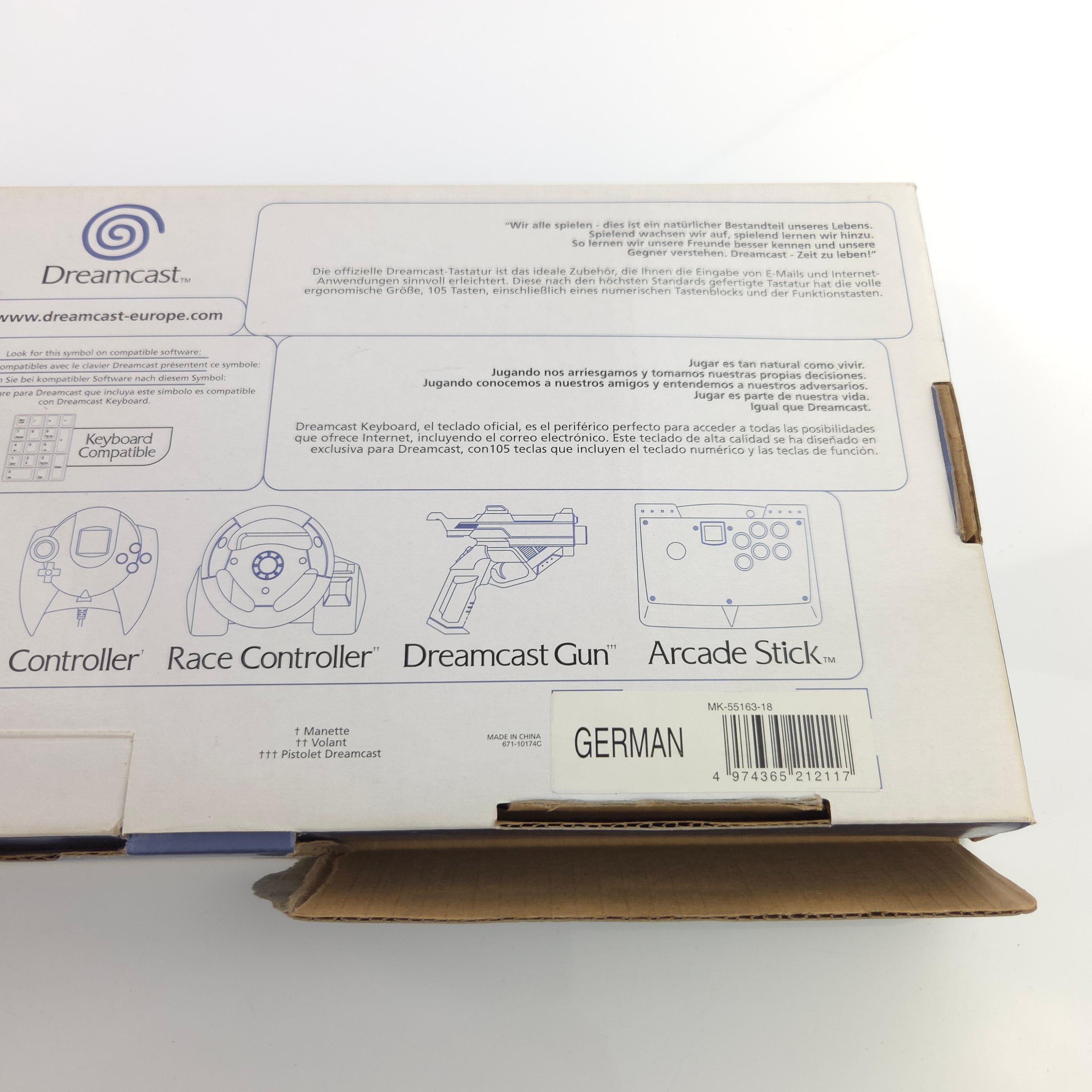 Sega Dreamcast Zubehör – Keyboard Tastatur Controller OVP
