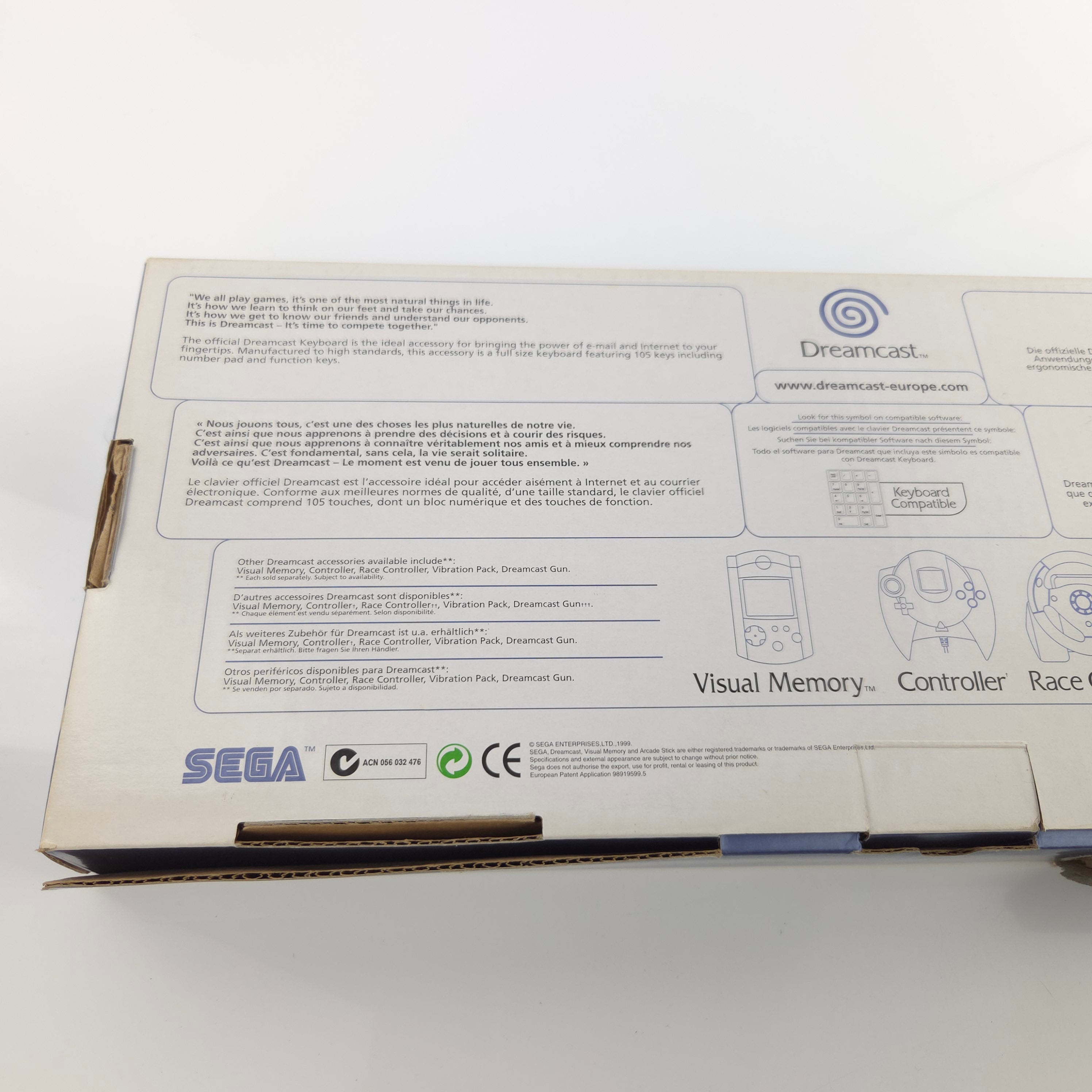 Sega Dreamcast Zubehör – Keyboard Tastatur Controller OVP