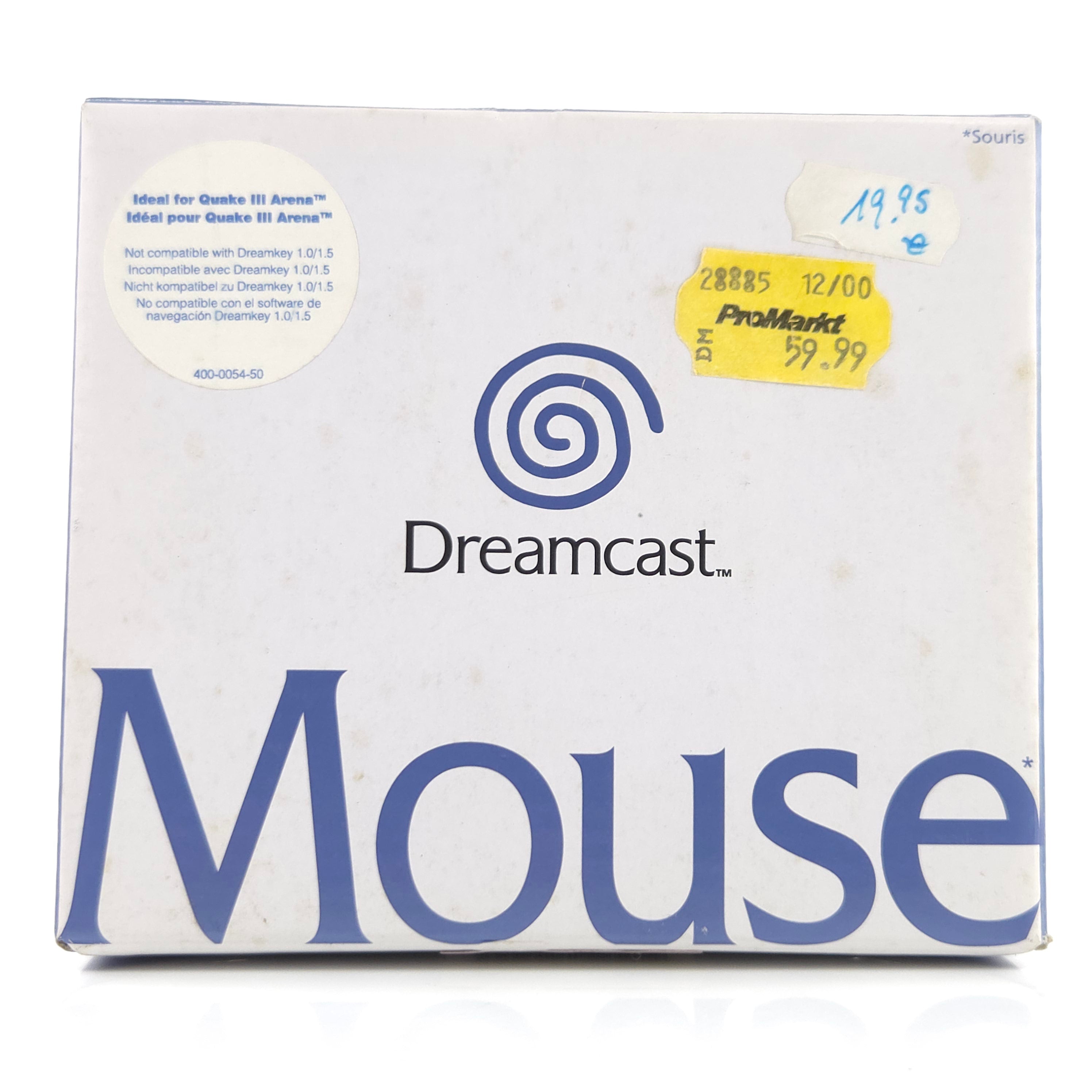 Sega Dreamcast Zubehör Maus stark gebraucht OVP