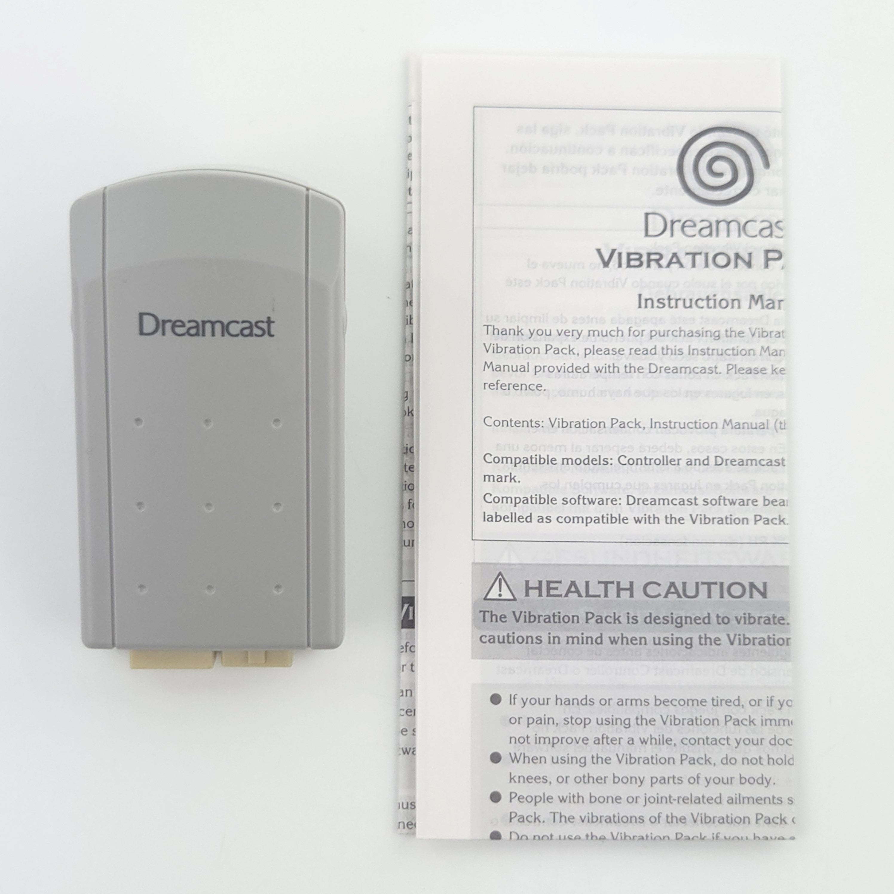 Sega Dreamcast Zubehör – Original Vibration Pack Grau