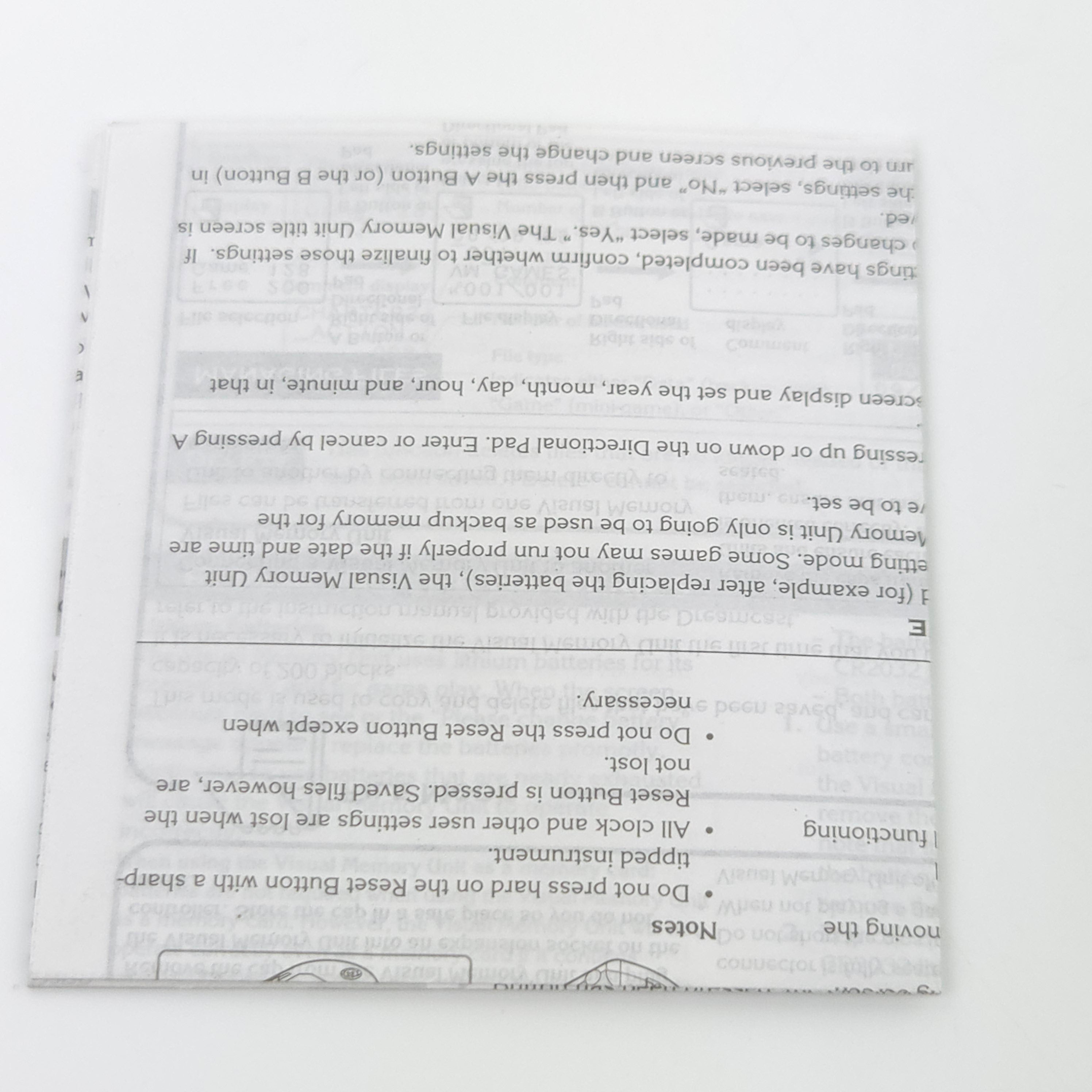 Sega Dreamcast Zubehör – Original VMU Transparent Grün