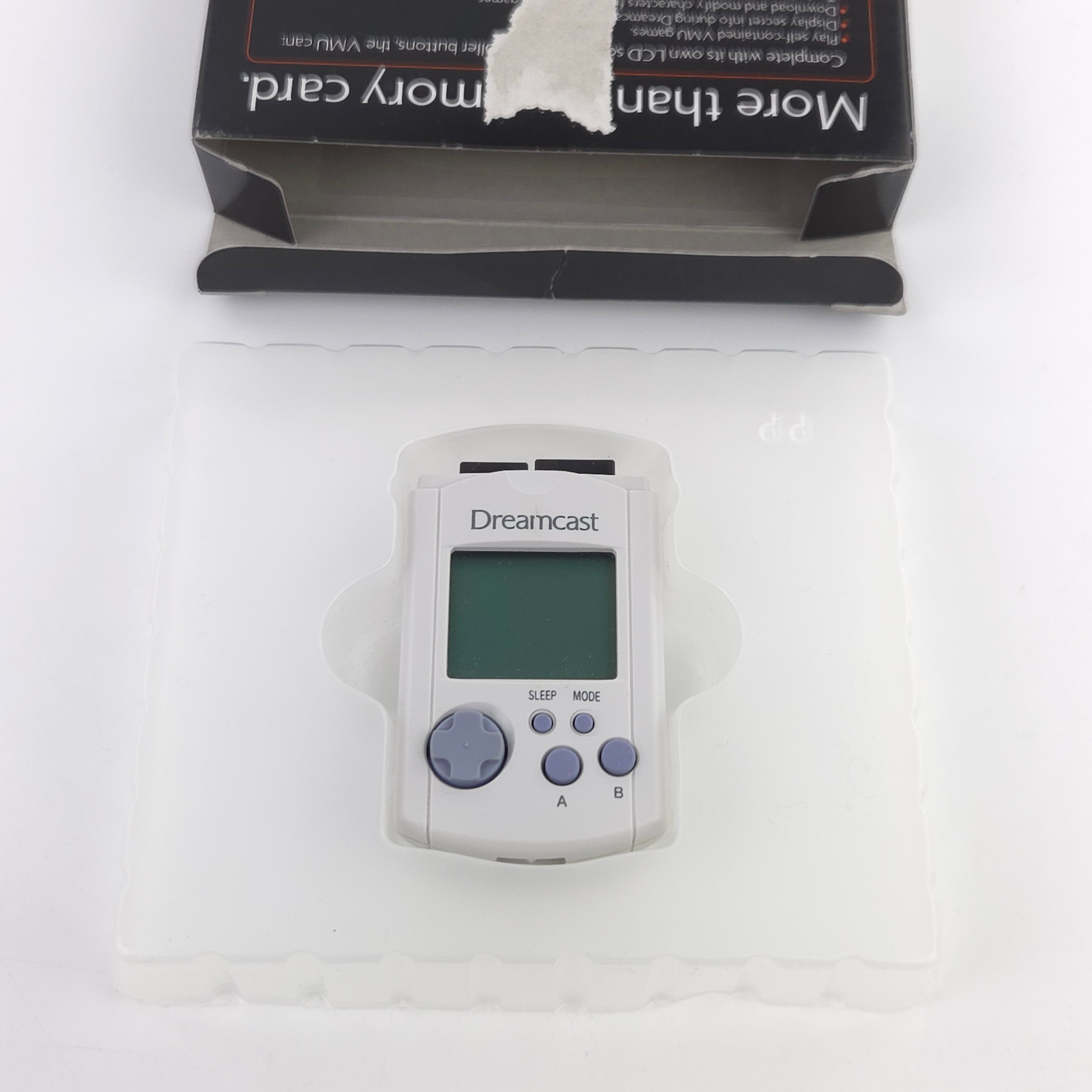 Sega Dreamcast Zubehör – Visual Memory Unit Grau OVP