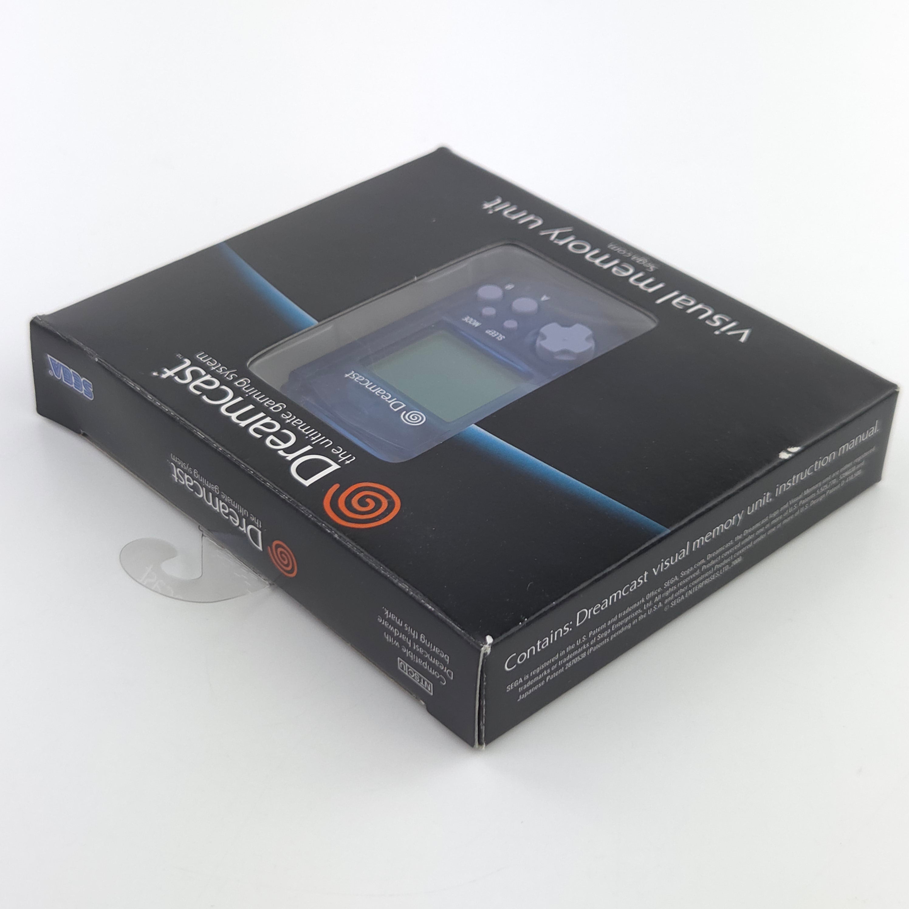 Sega Dreamcast Zubehör – Visual Memory Unit Blau OVP
