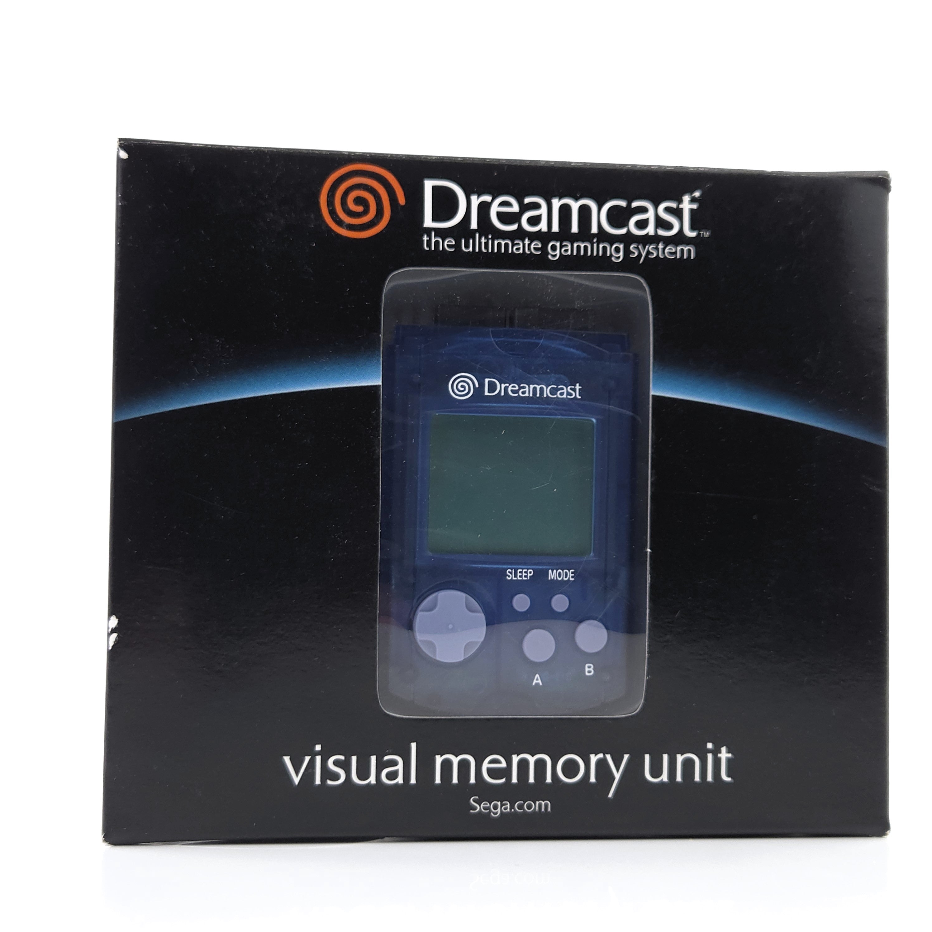 Sega Dreamcast Zubehör – Visual Memory Unit Blau OVP