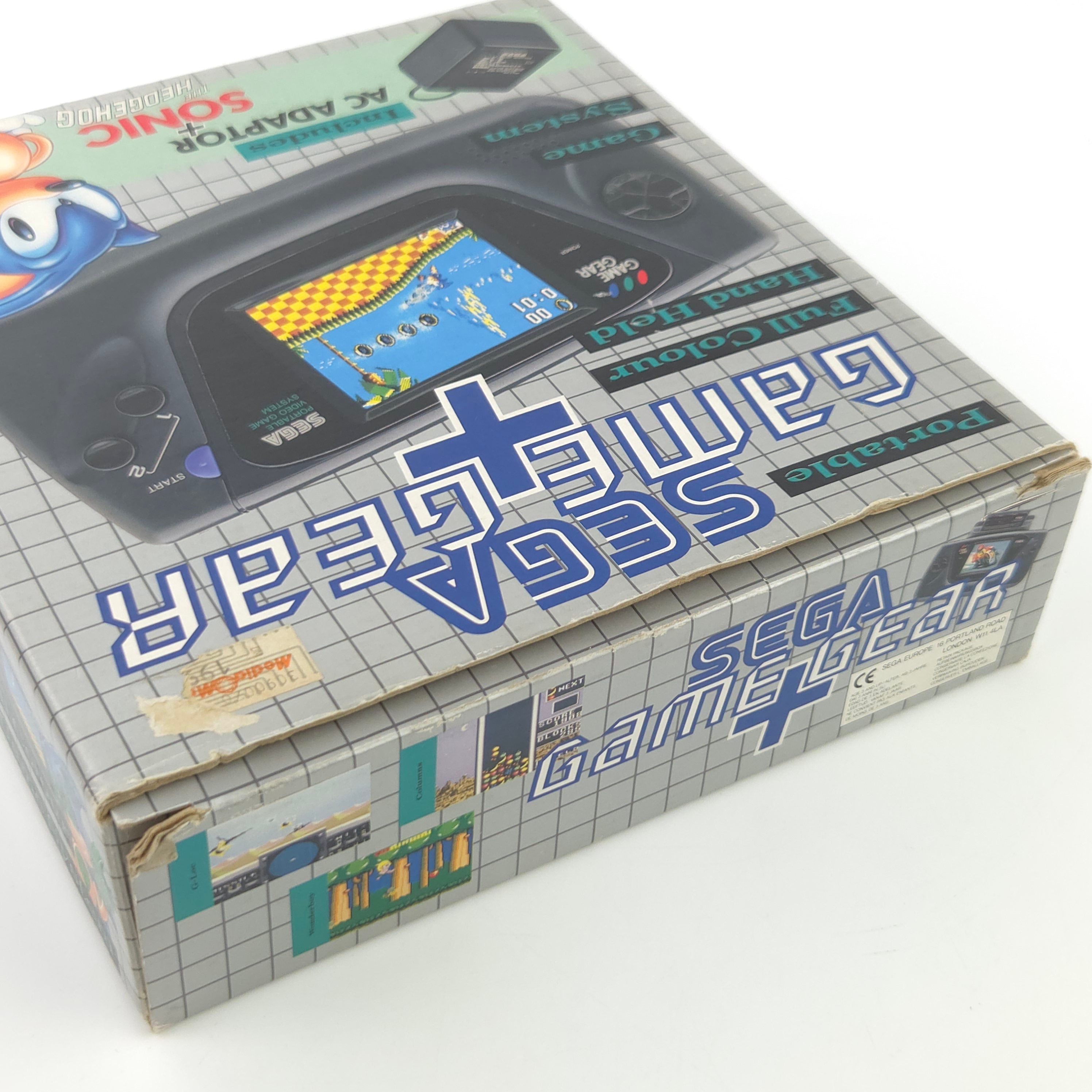 Sega Game Gear Konsole Set Defekt Sonic OVP PAL