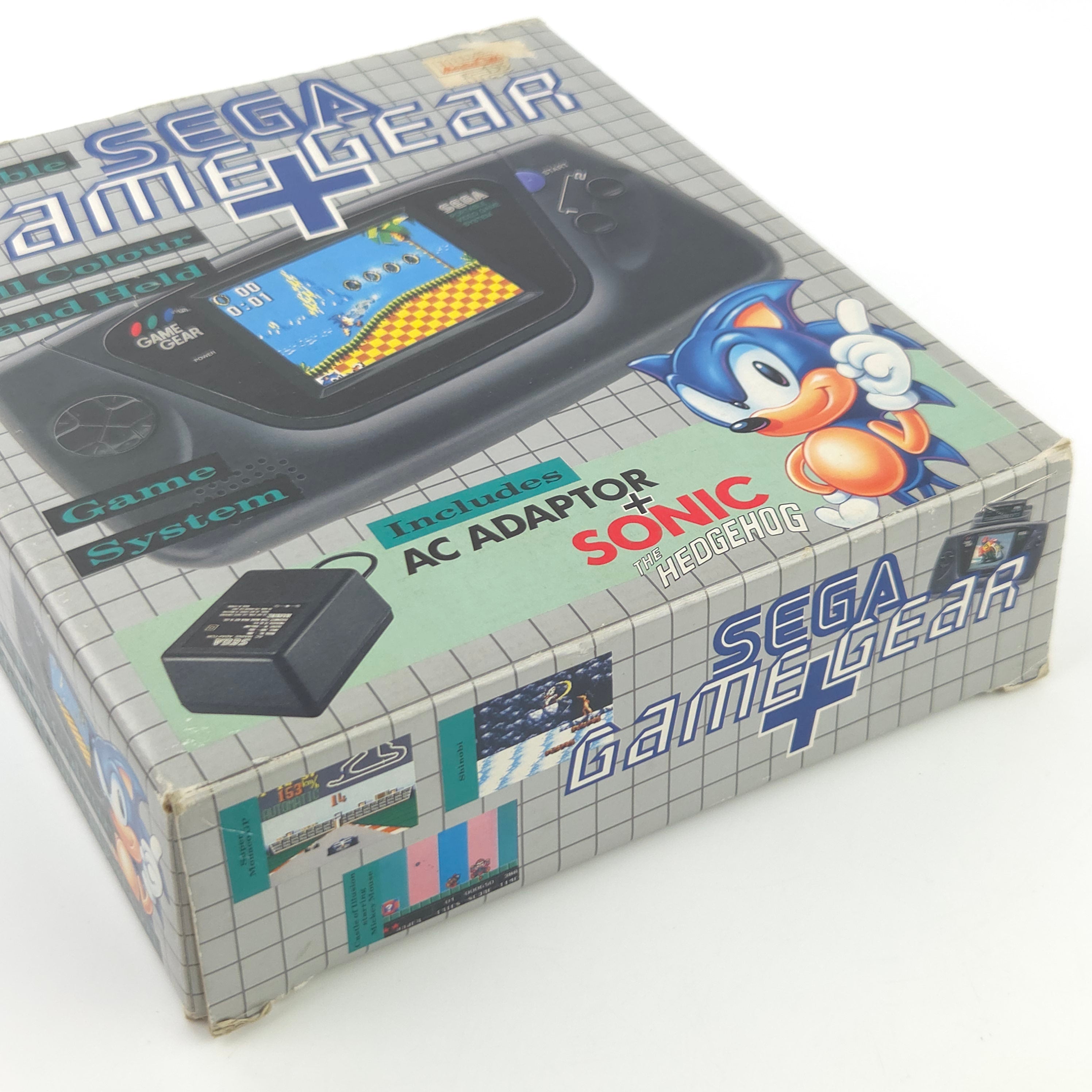 Sega Game Gear Konsole Set Defekt Sonic OVP PAL