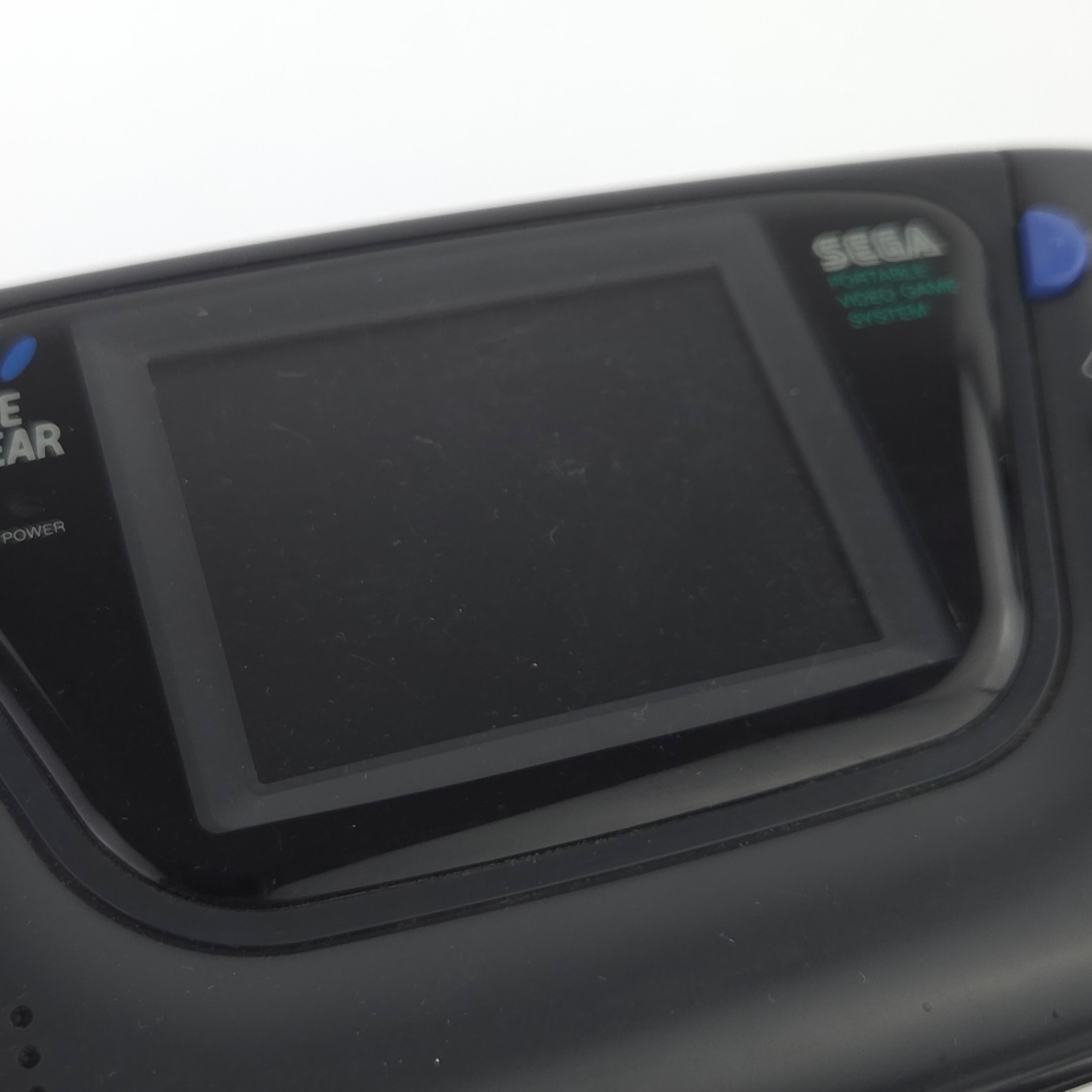 Sega Game Gear Konsole TV Tuner 2 Spiele teildefekt