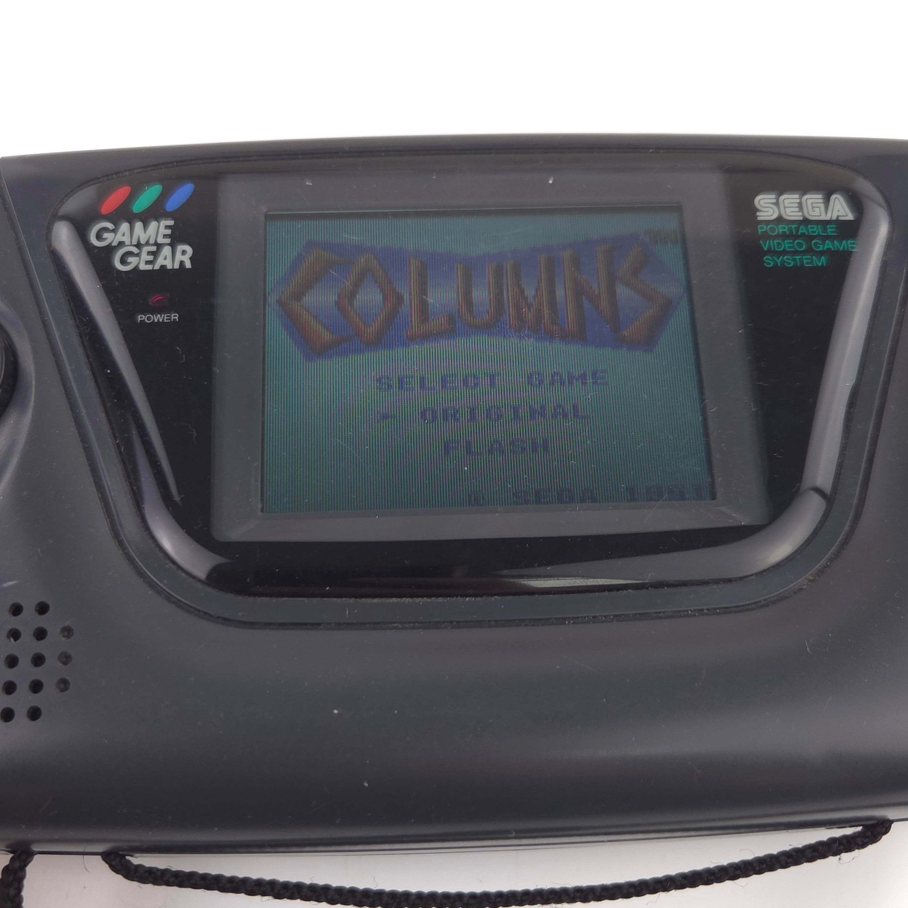 Sega Game Gear Konsole TV Tuner 2 Spiele teildefekt