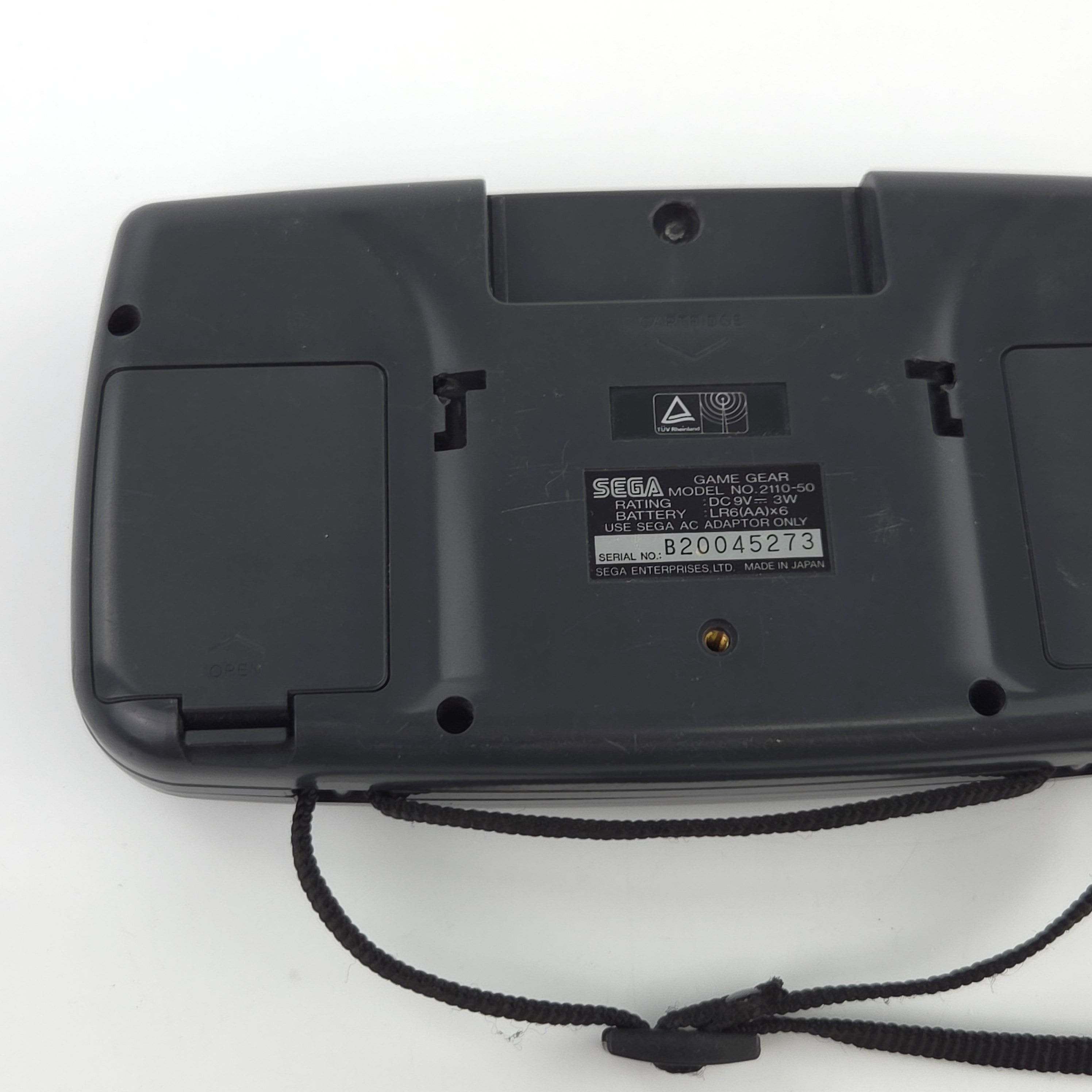 Sega Game Gear Konsole TV Tuner 2 Spiele teildefekt