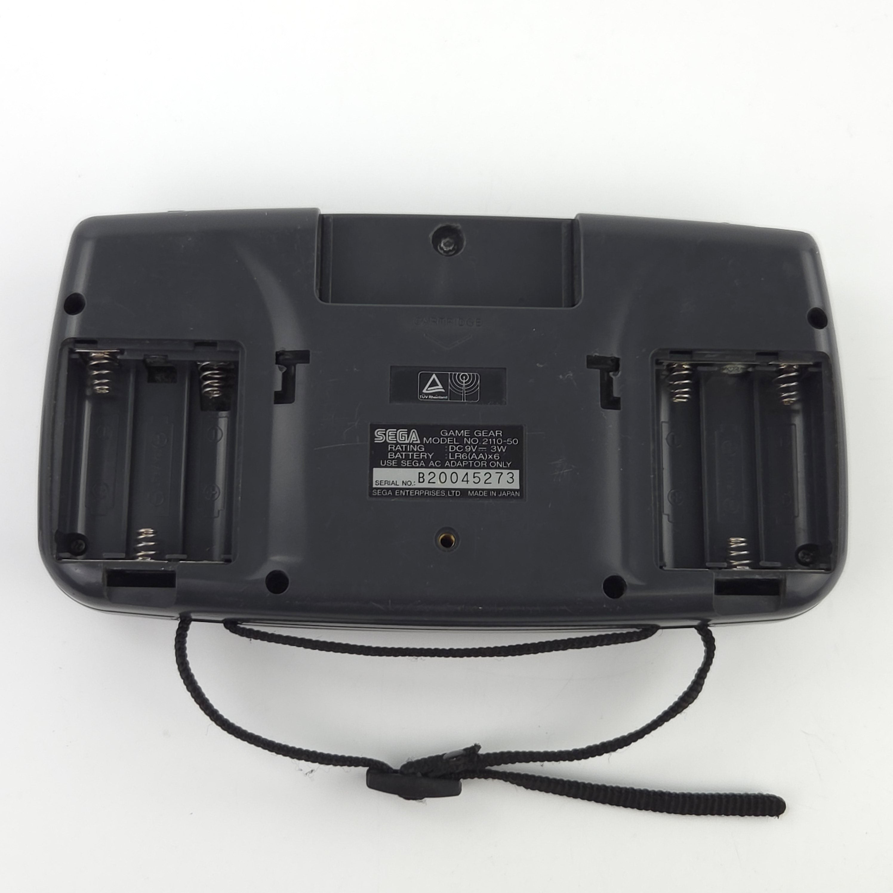 Sega Game Gear Konsole TV Tuner 2 Spiele teildefekt