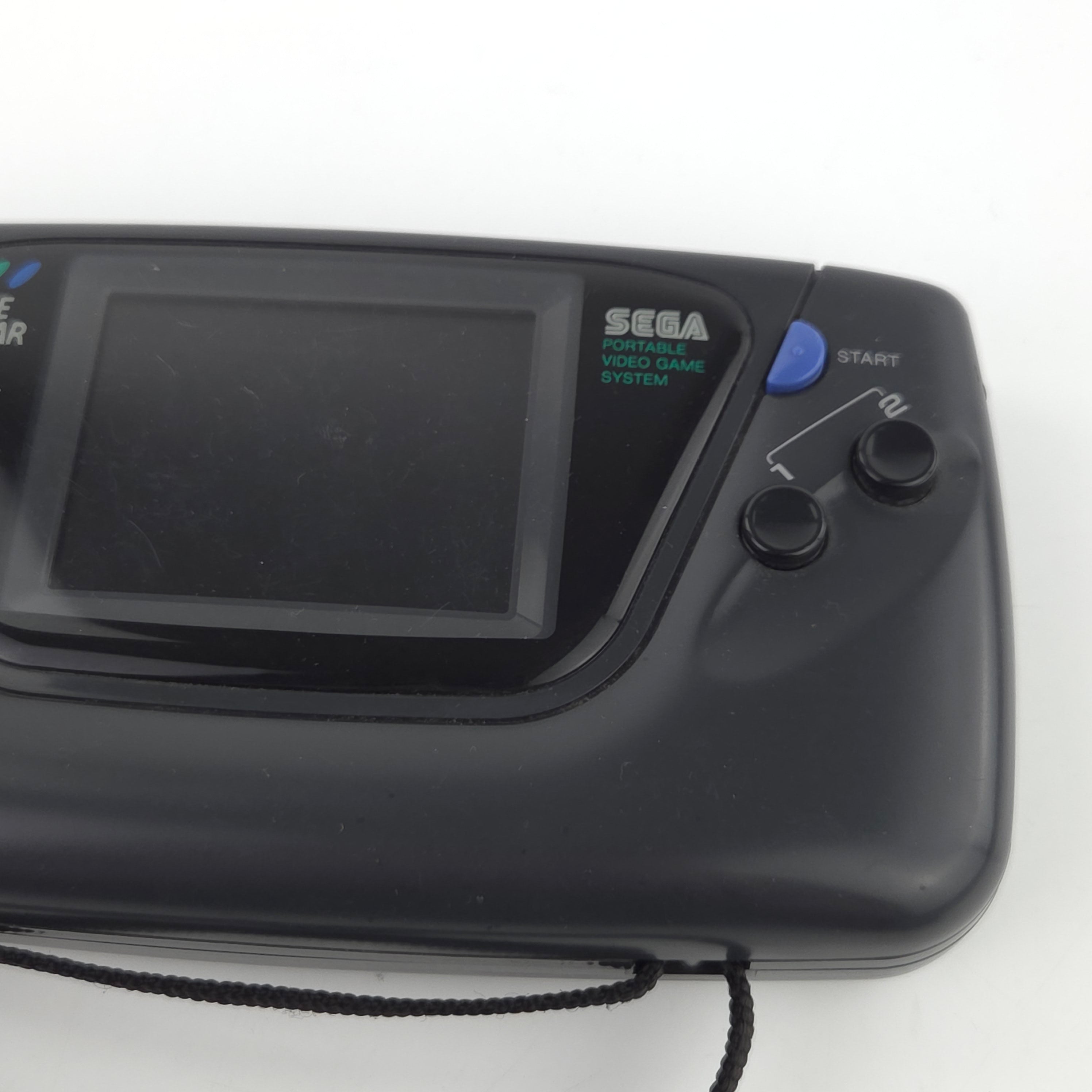 Sega Game Gear Konsole TV Tuner 2 Spiele teildefekt