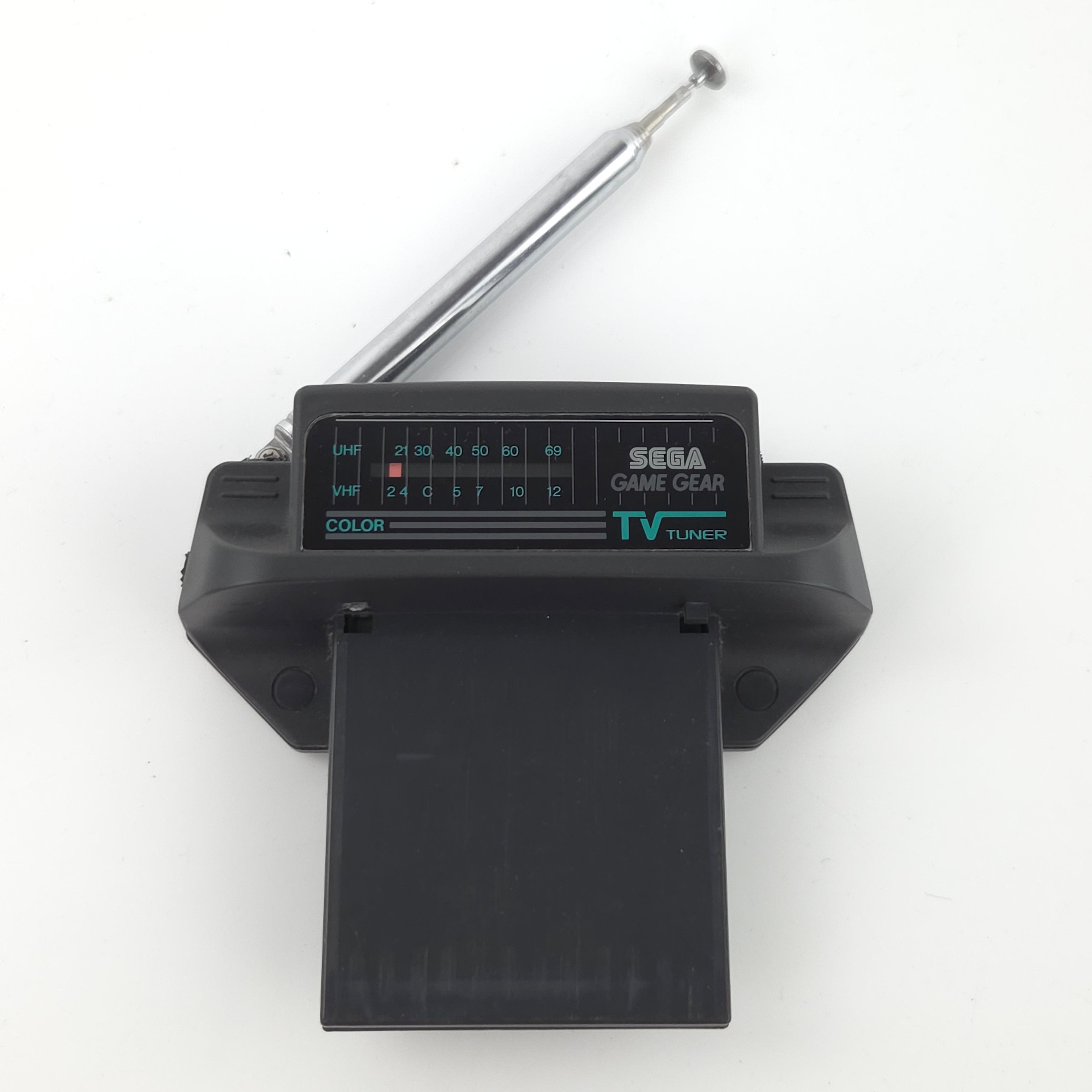 Sega Game Gear Konsole TV Tuner 2 Spiele teildefekt