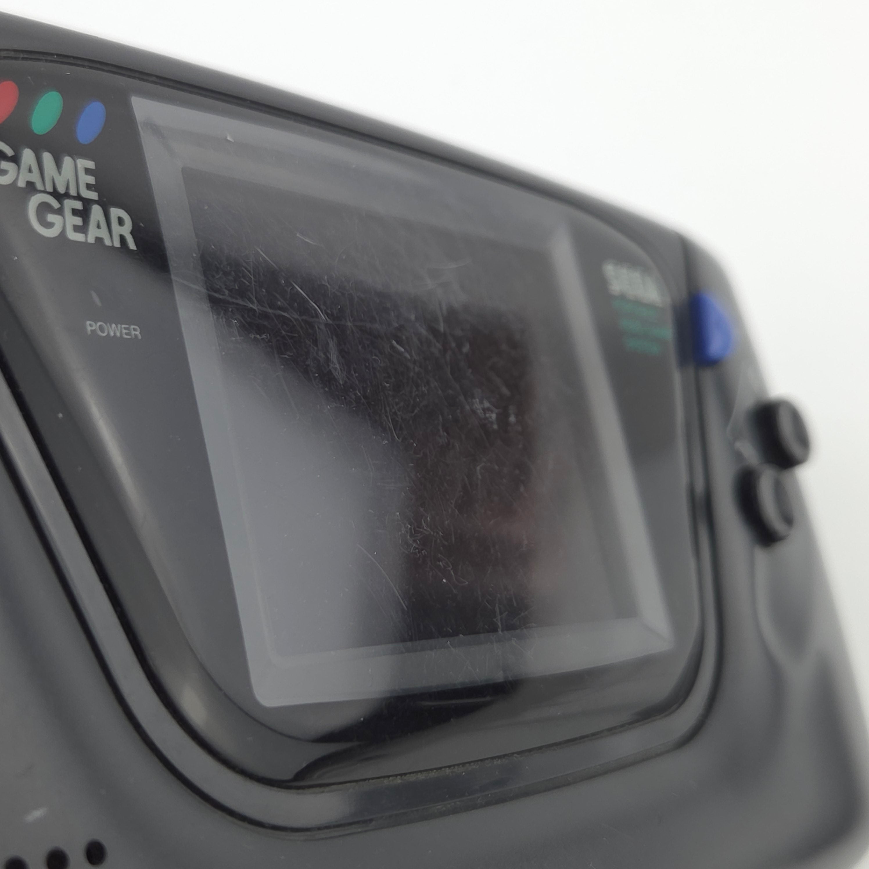 Sega Game Gear Konsole TV Tuner 2 Spiele teildefekt