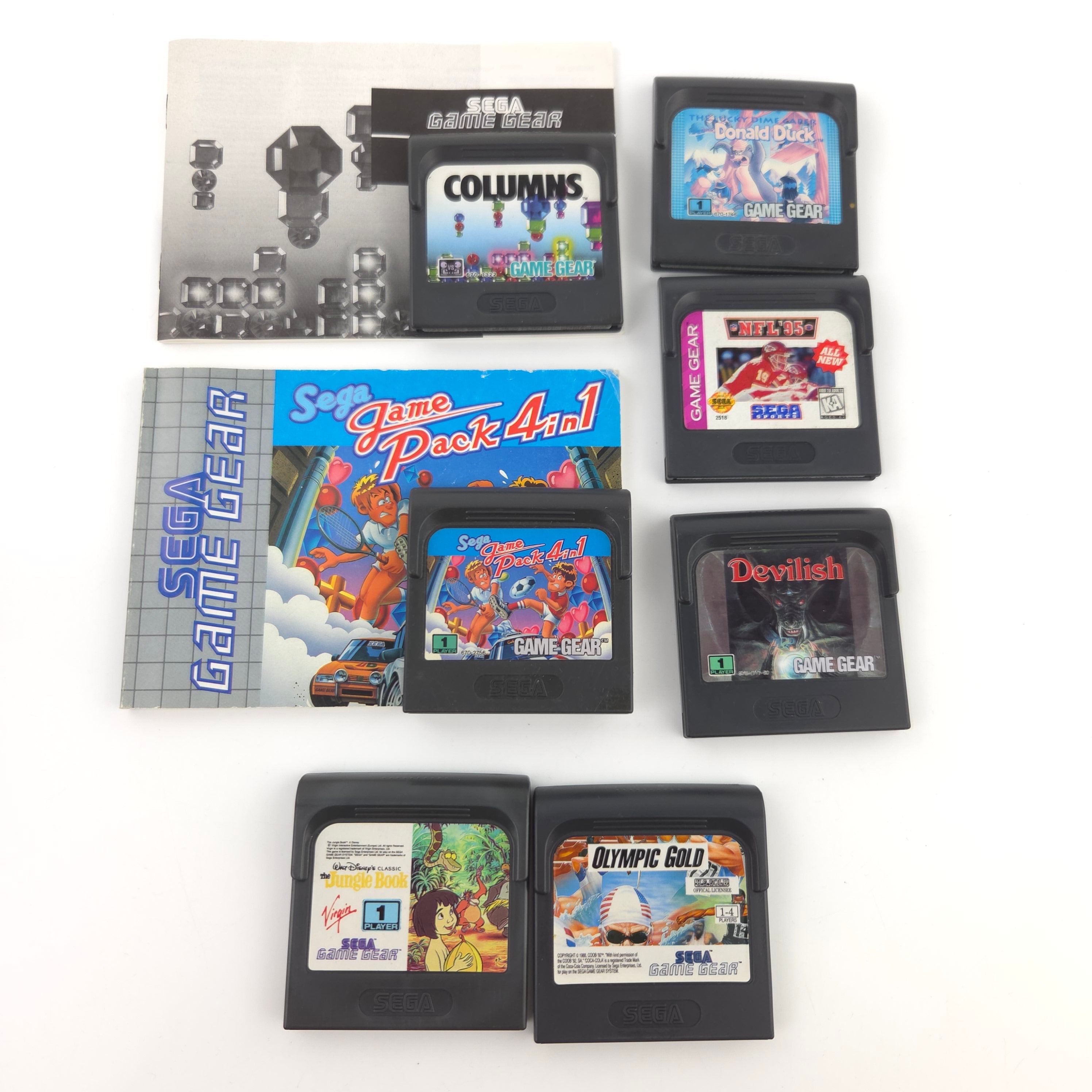 Sega Game Gear Konsole Konvolut Defekt Zubehör
