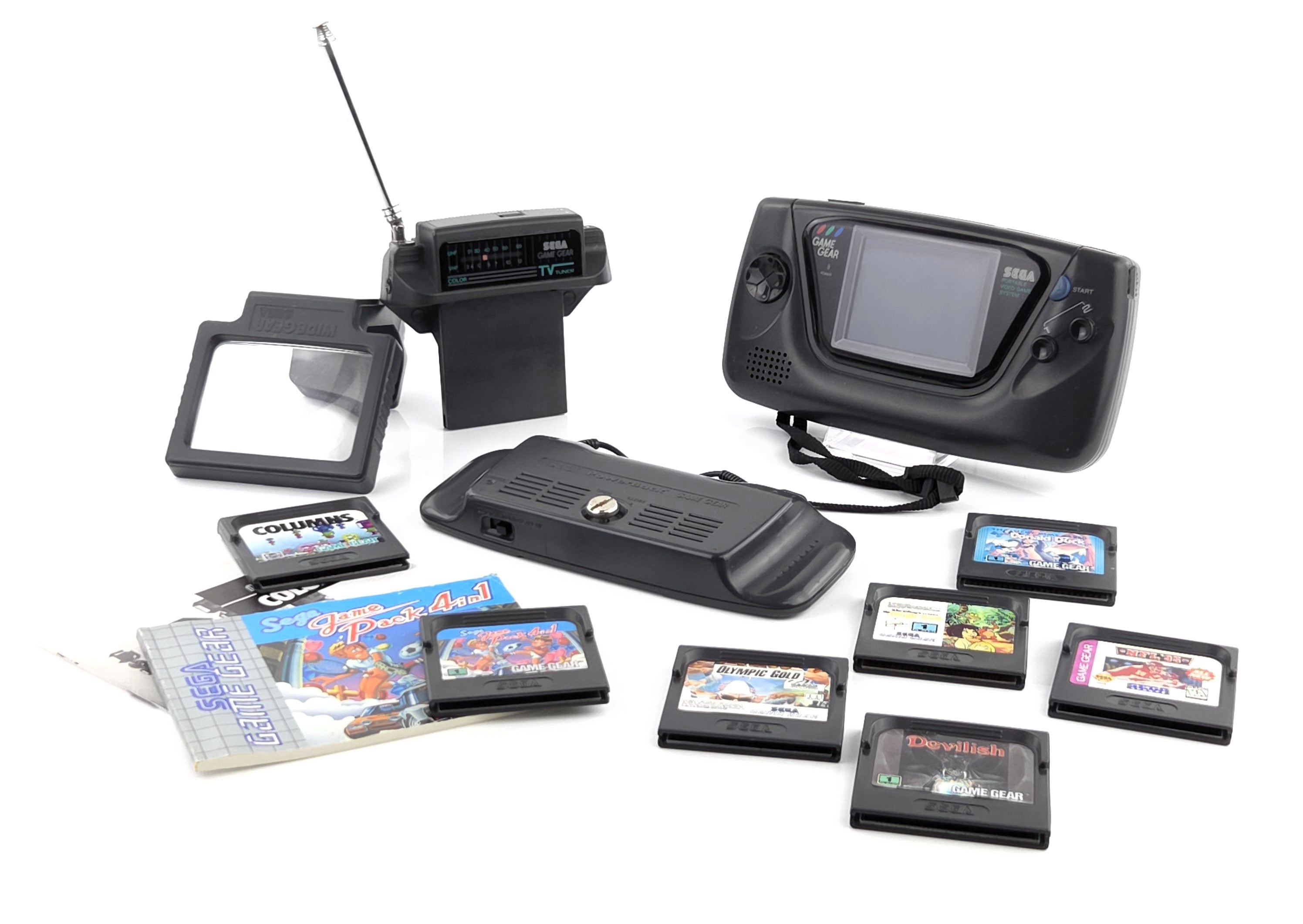 Sega Game Gear Konsole Konvolut Defekt Zubehör
