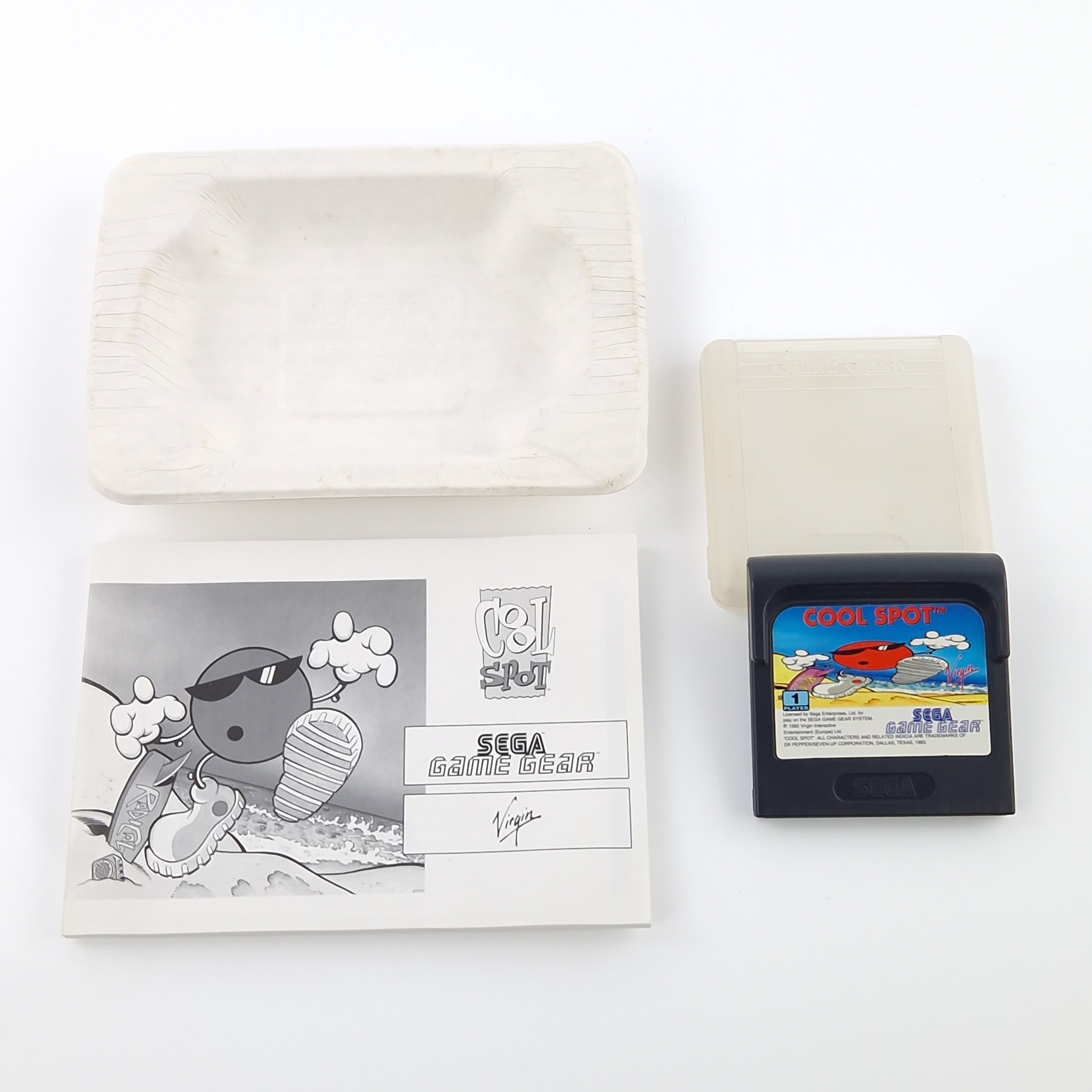 Sega Game Gear Spiel – Cool Spot OVP PAL Modul Anleitung