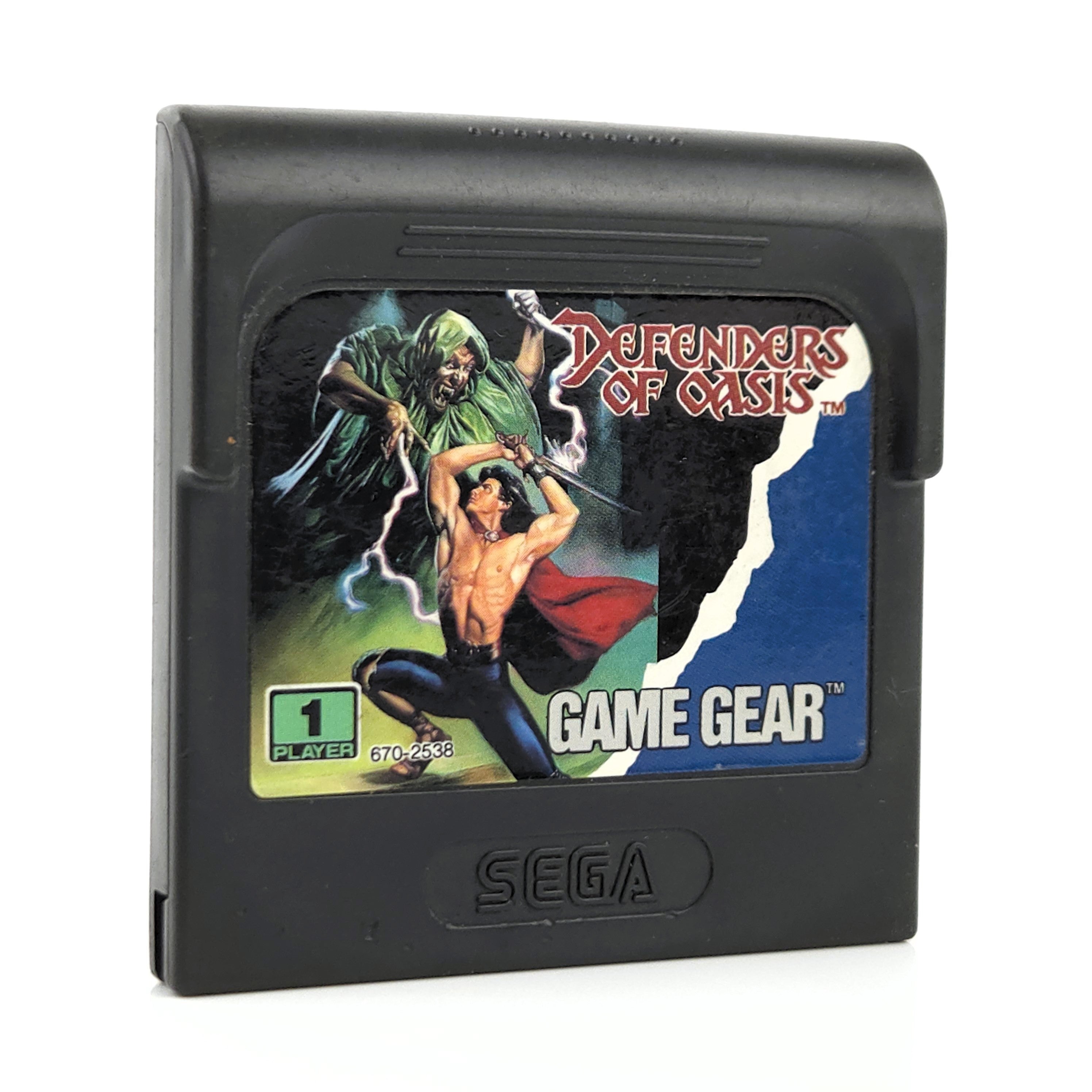 Sega Game Gear Spiel Defender of Oasis Modul Original