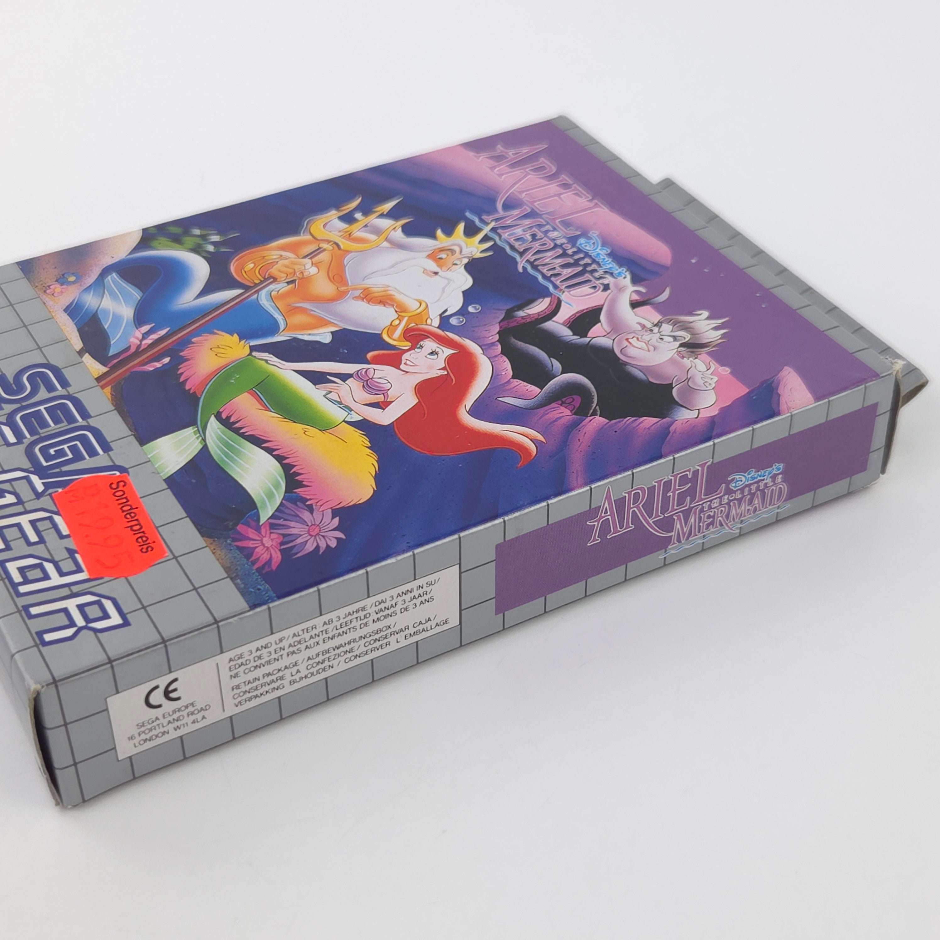 Sega Game Gear Spiel – Disneys Ariel OVP (PAL)