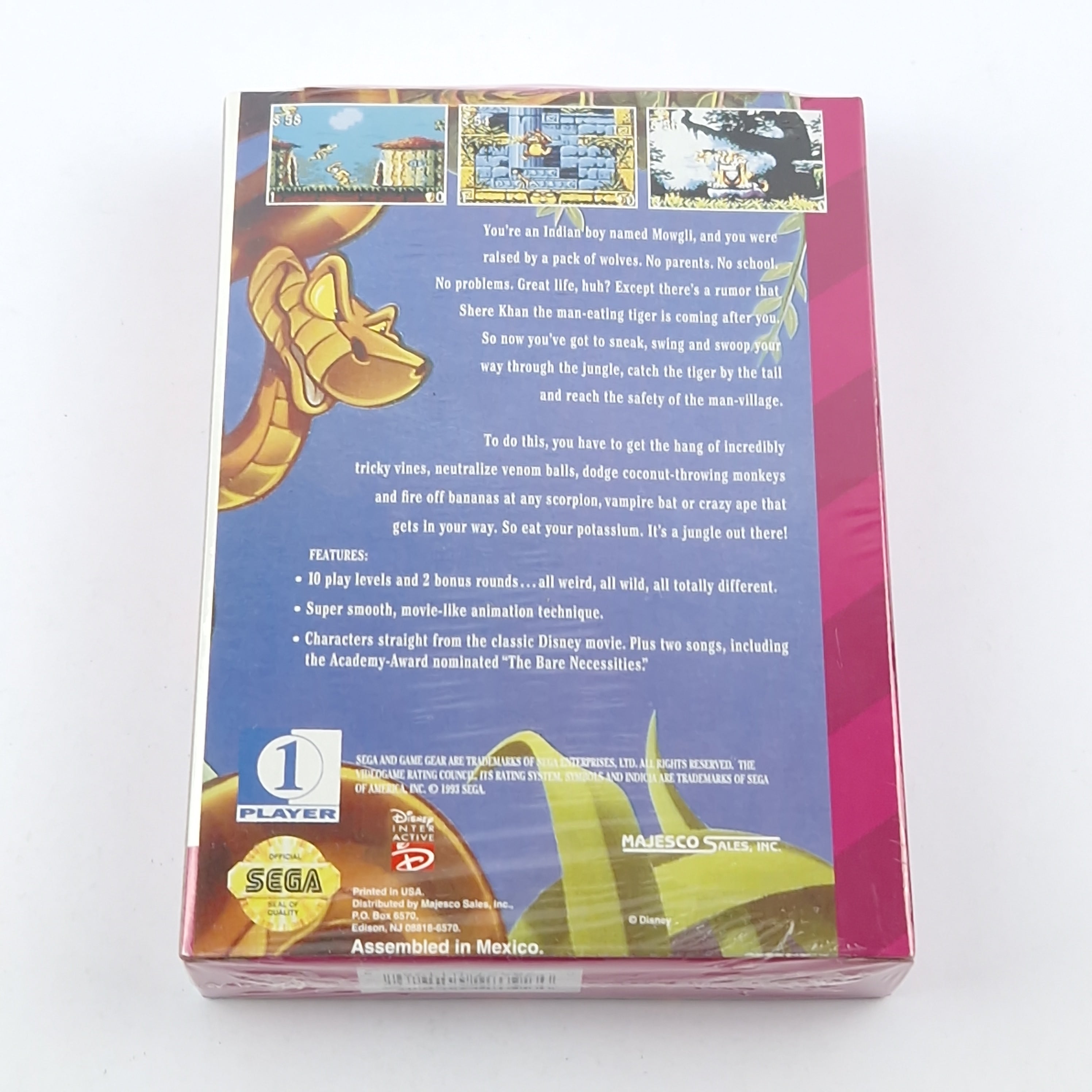 Sega Game Gear Spiel – Disneys The Jungle Book (Neu OVP)