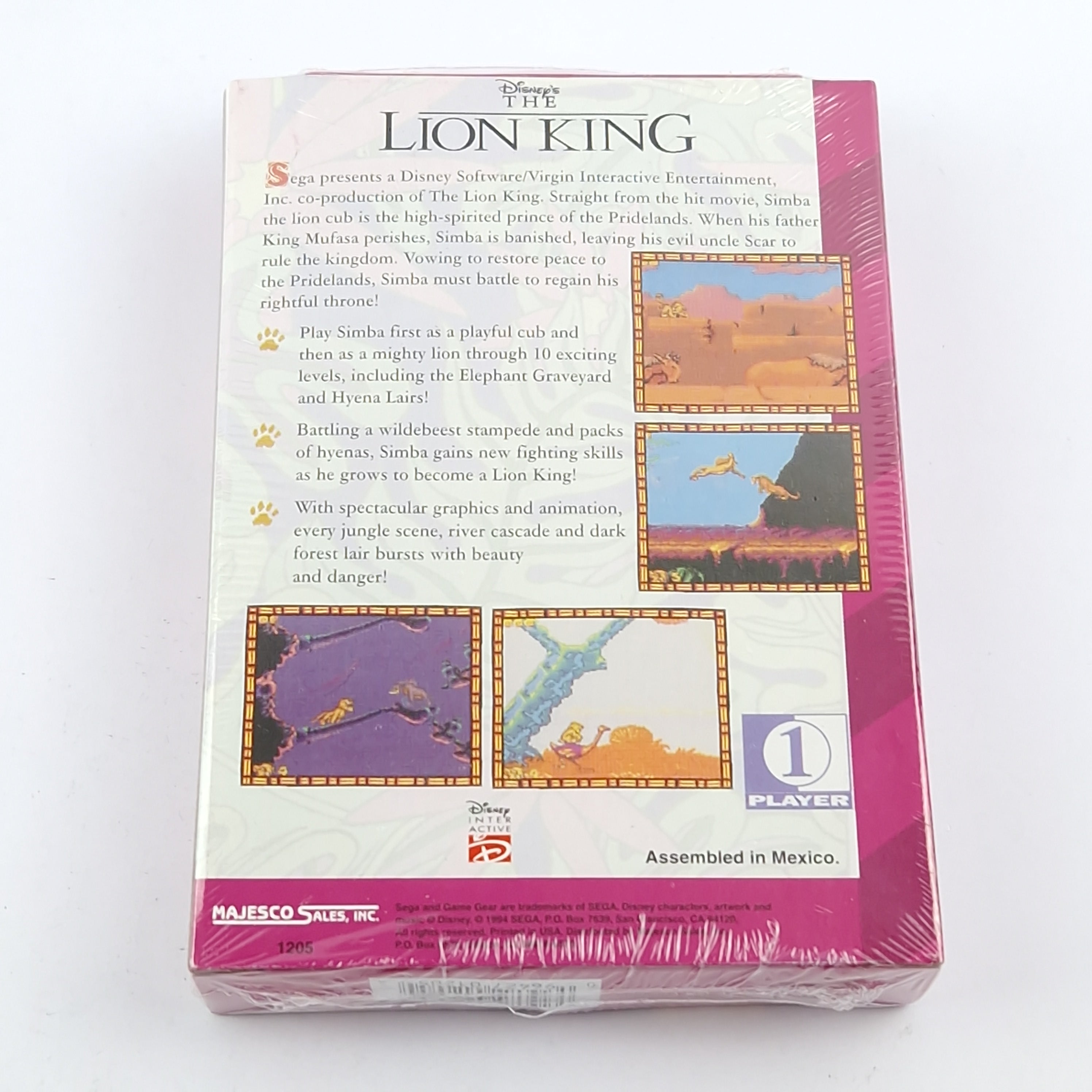 Sega Game Gear Spiel – Disneys The Lion King (Neu OVP)