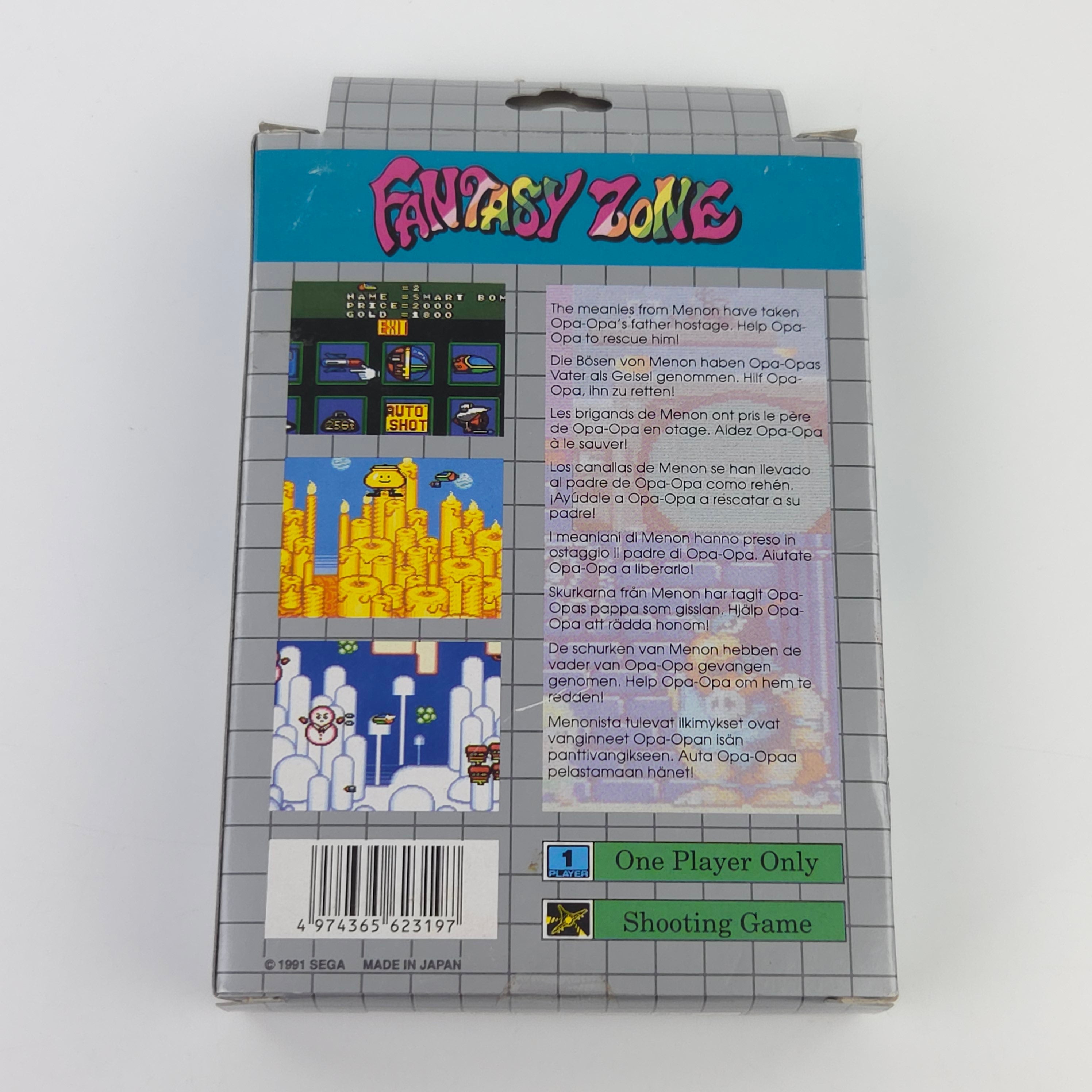 Sega Game Gear Spiel – Fantasy Zone (OVP PAL)