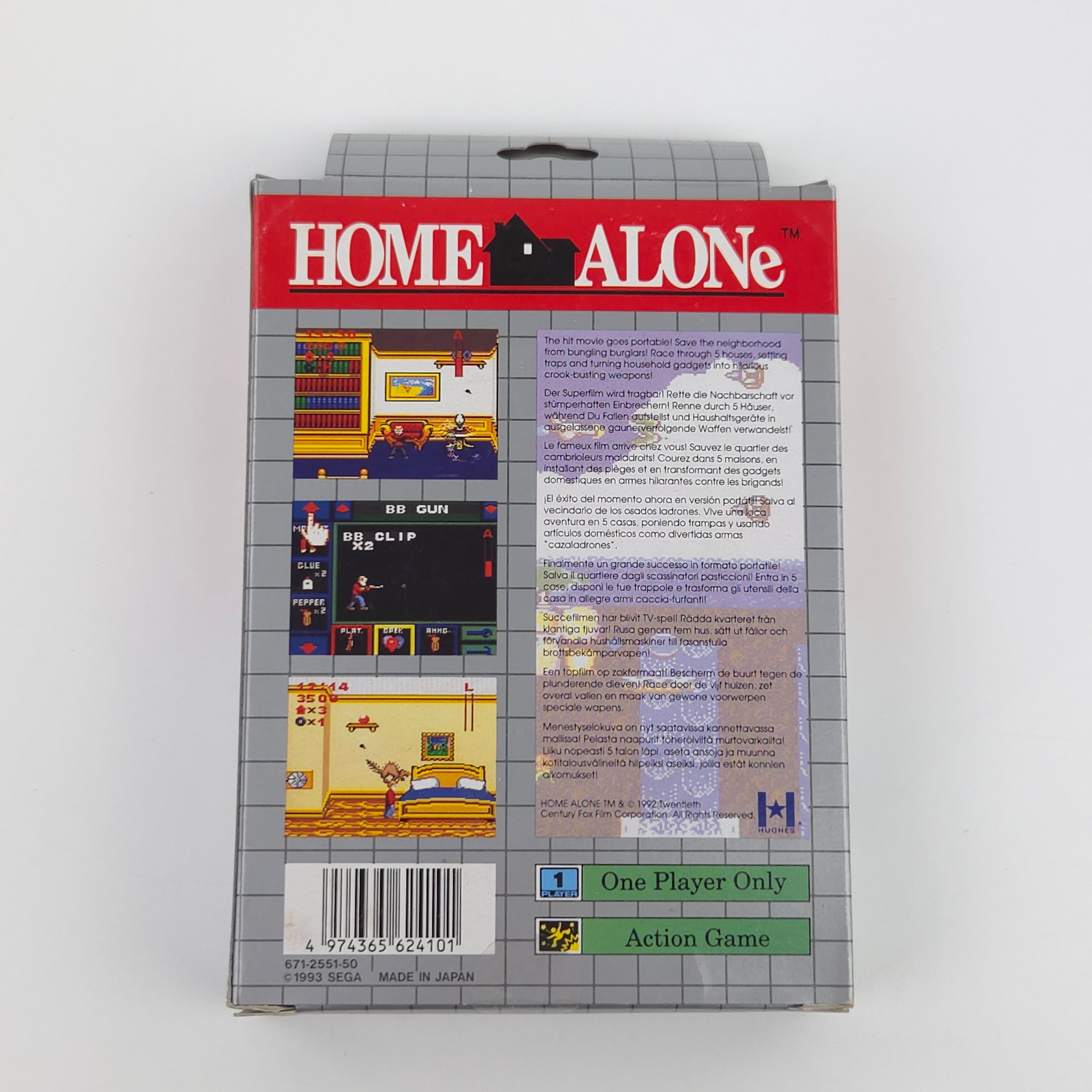 Sega Game Gear Spiel – Home Alone (OVP PAL)