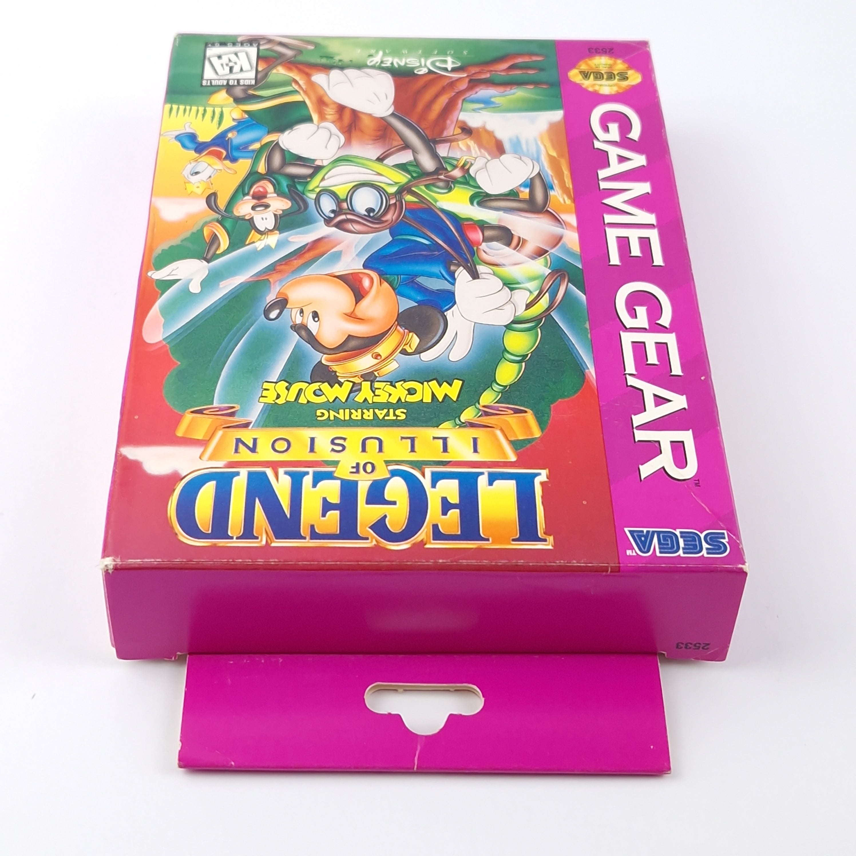 Sega Game Gear Spiel: Legend of illusion starring Mickey Mouse - OVP Modul USA