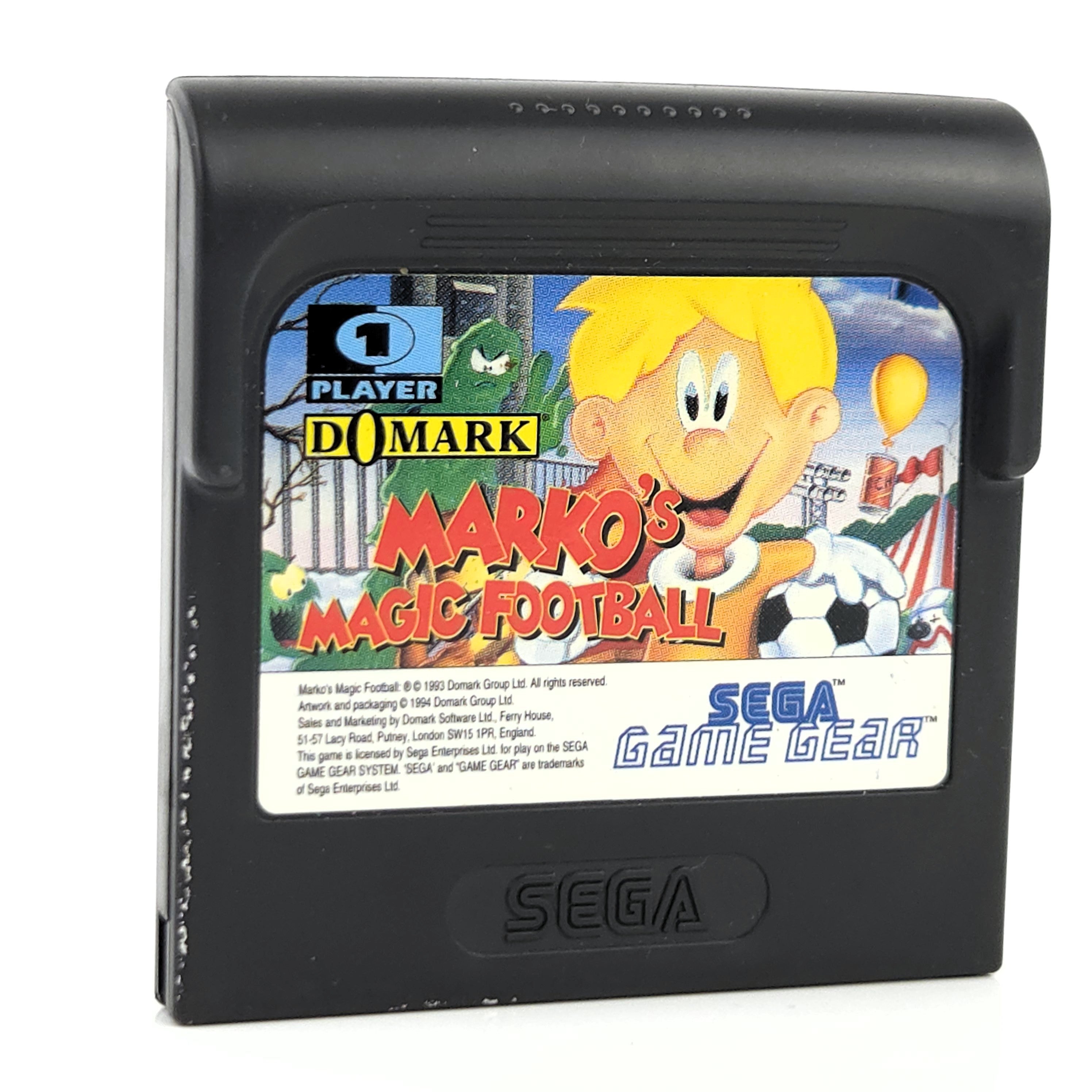 Sega Game Gear Spiel Markos Magic Football PAL