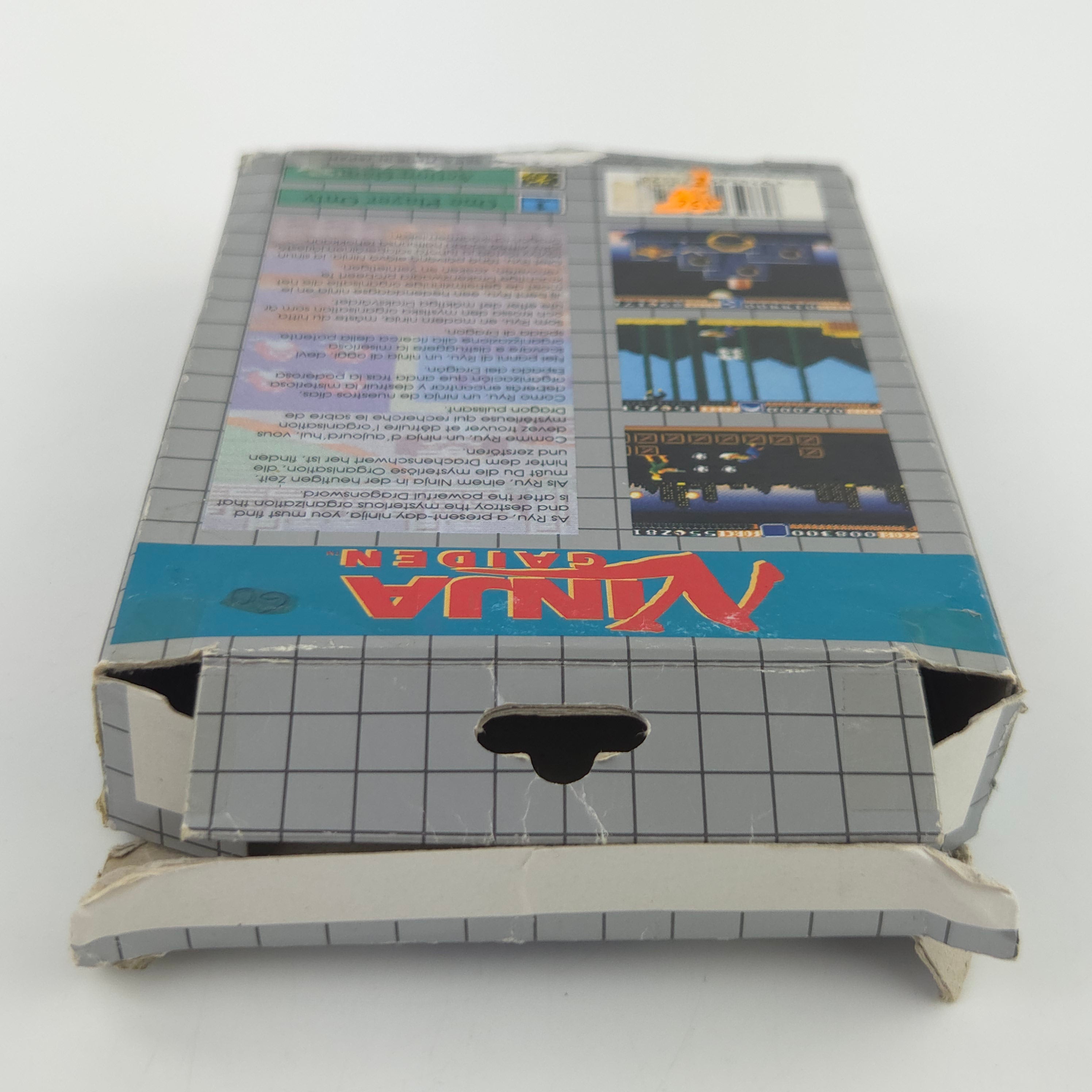 Sega Game Gear Spiel Ninja Gaiden Modul Anleitung OVP PAL