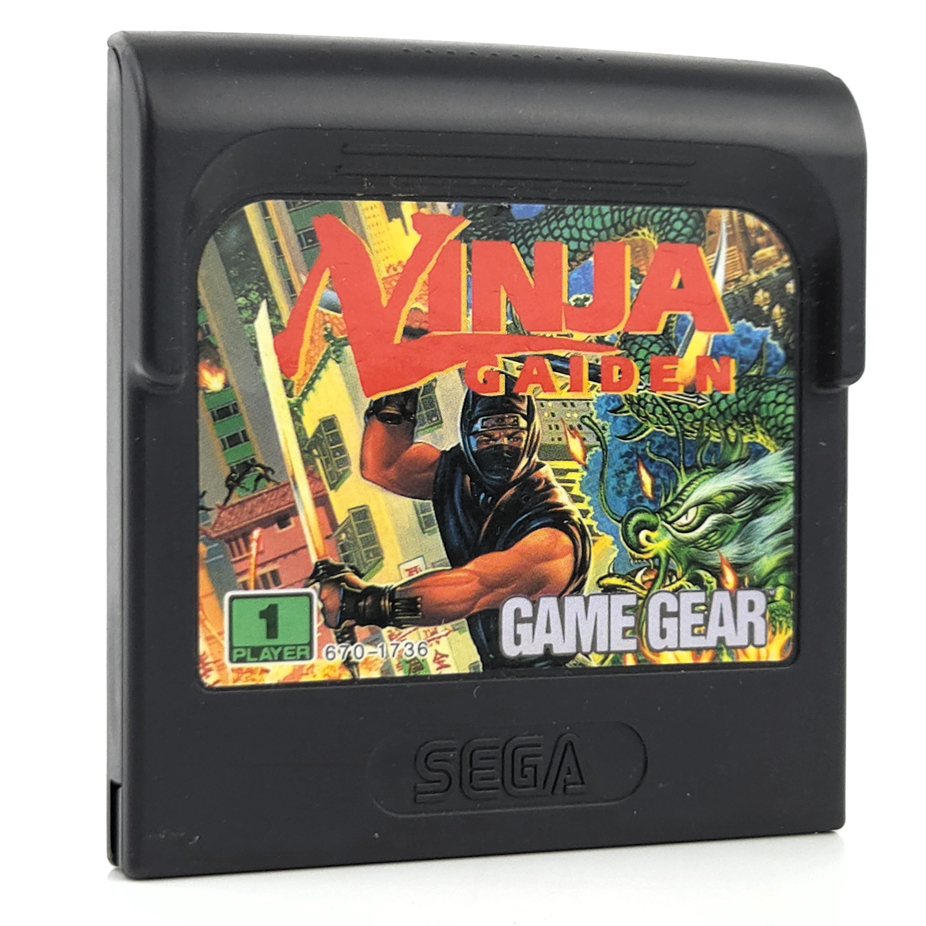 Sega Game Gear Spiel: Ninja Gaiden - Modul PAL Cartridge