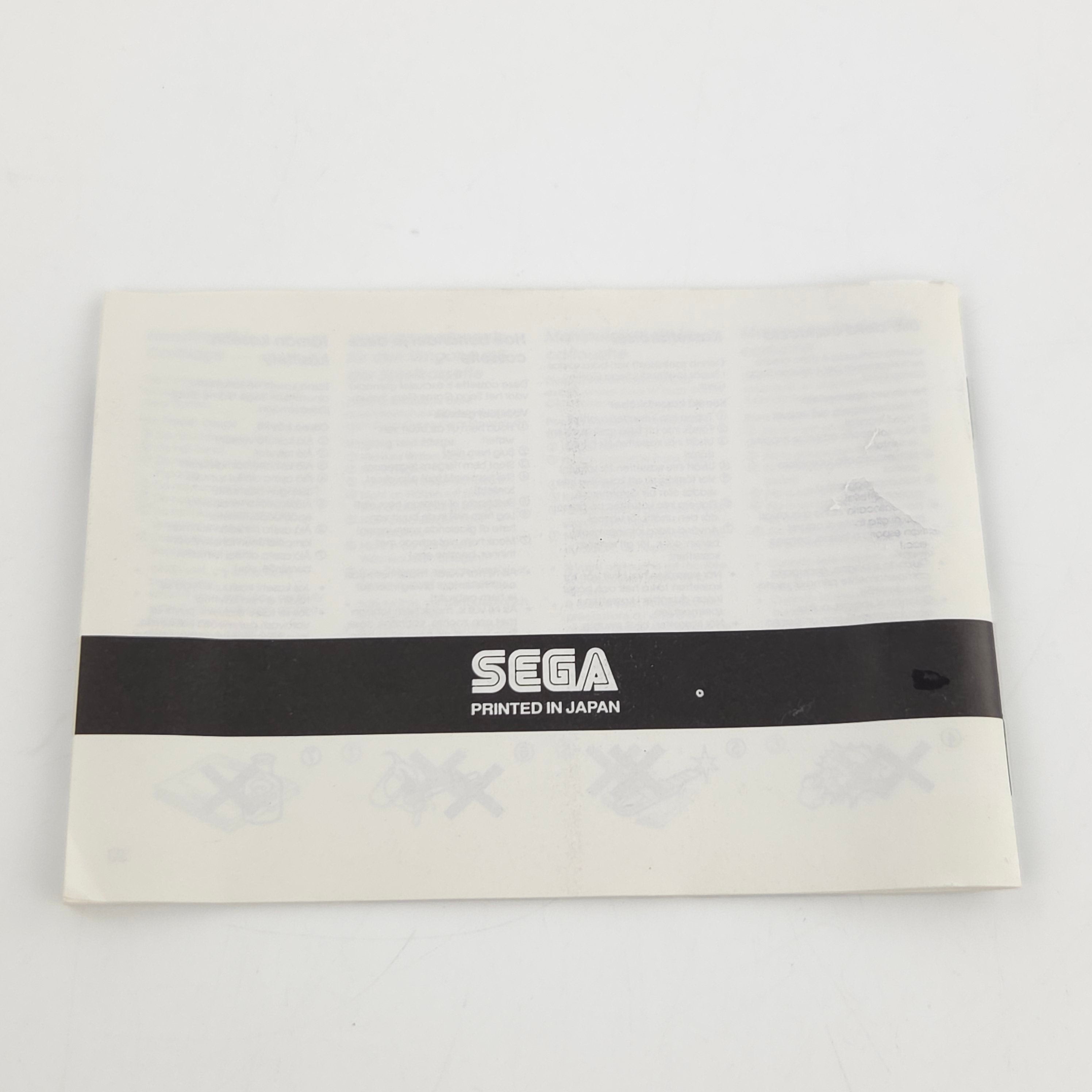 Sega Game Gear Spiel Pengo Modul Anleitung OVP PAL 1991