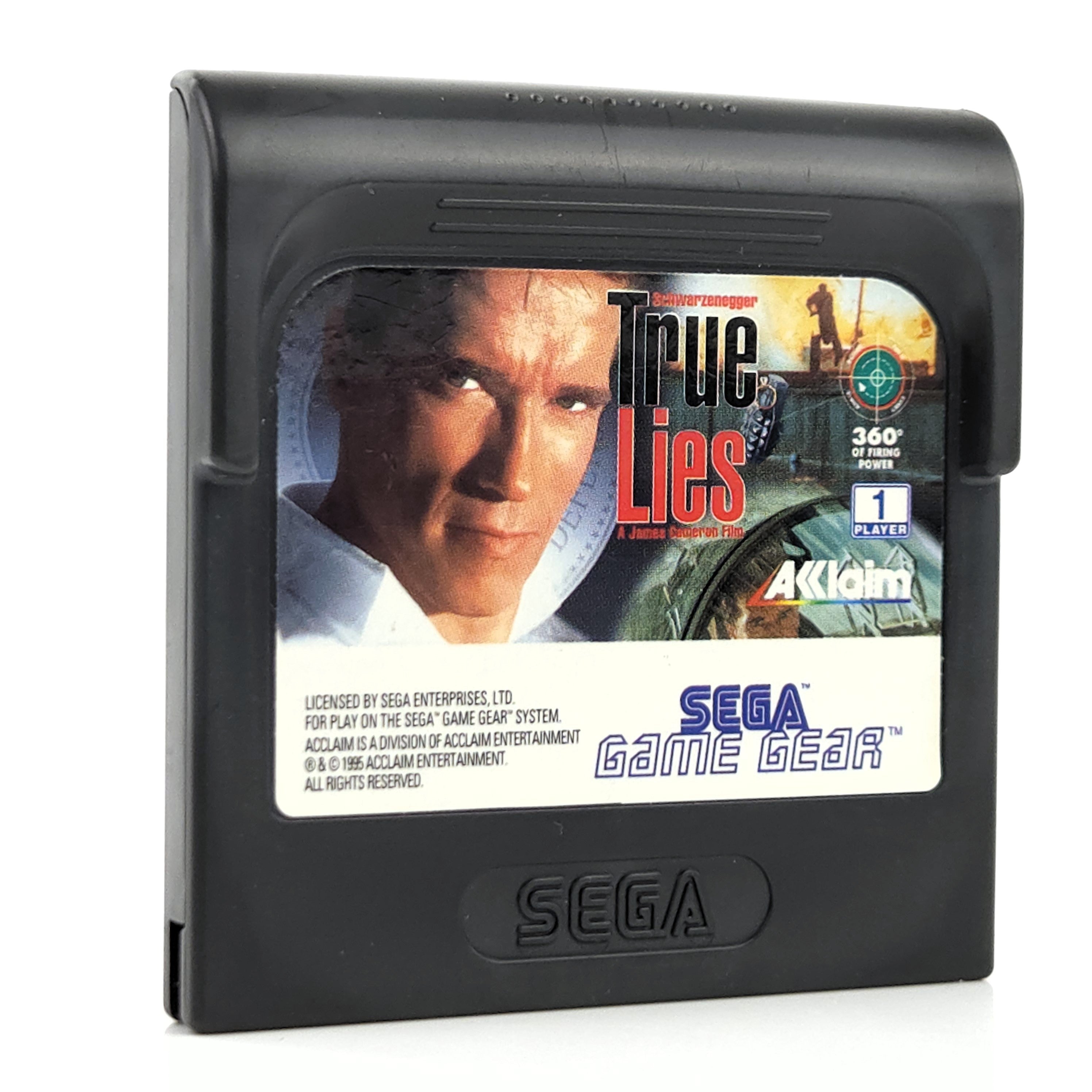 Sega Game Gear Spiel: Schwarzenegger True Lies - Modul PAL Cartridge