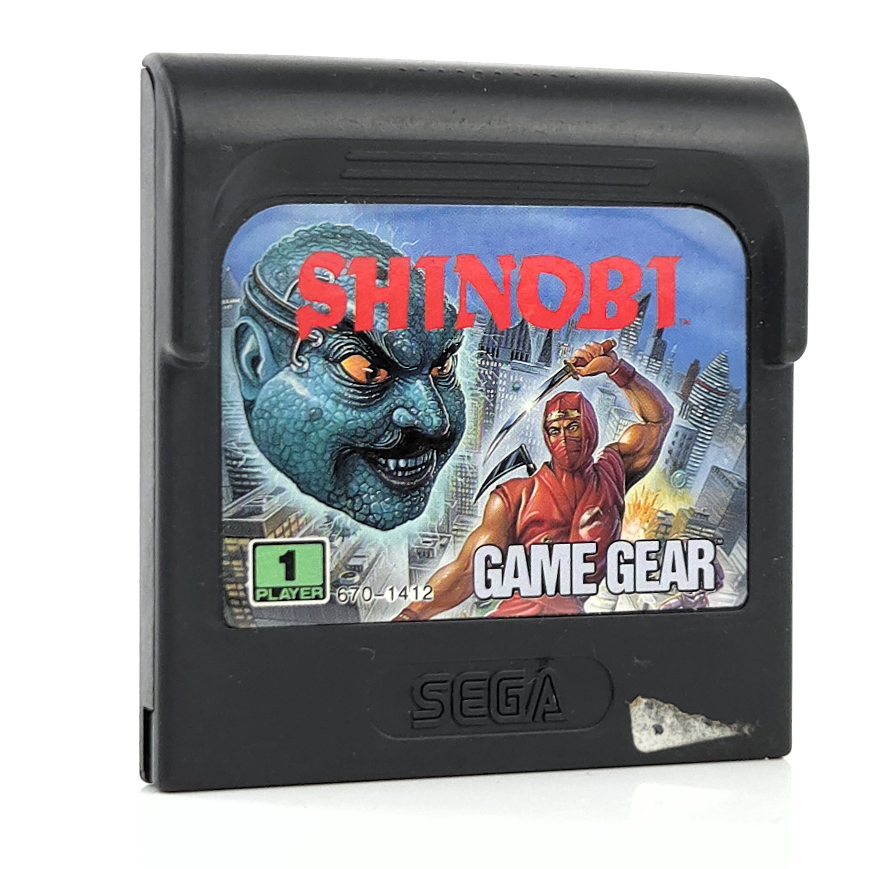 Sega Game Gear Spiel: Shinobi - Modul PAL Cartridge