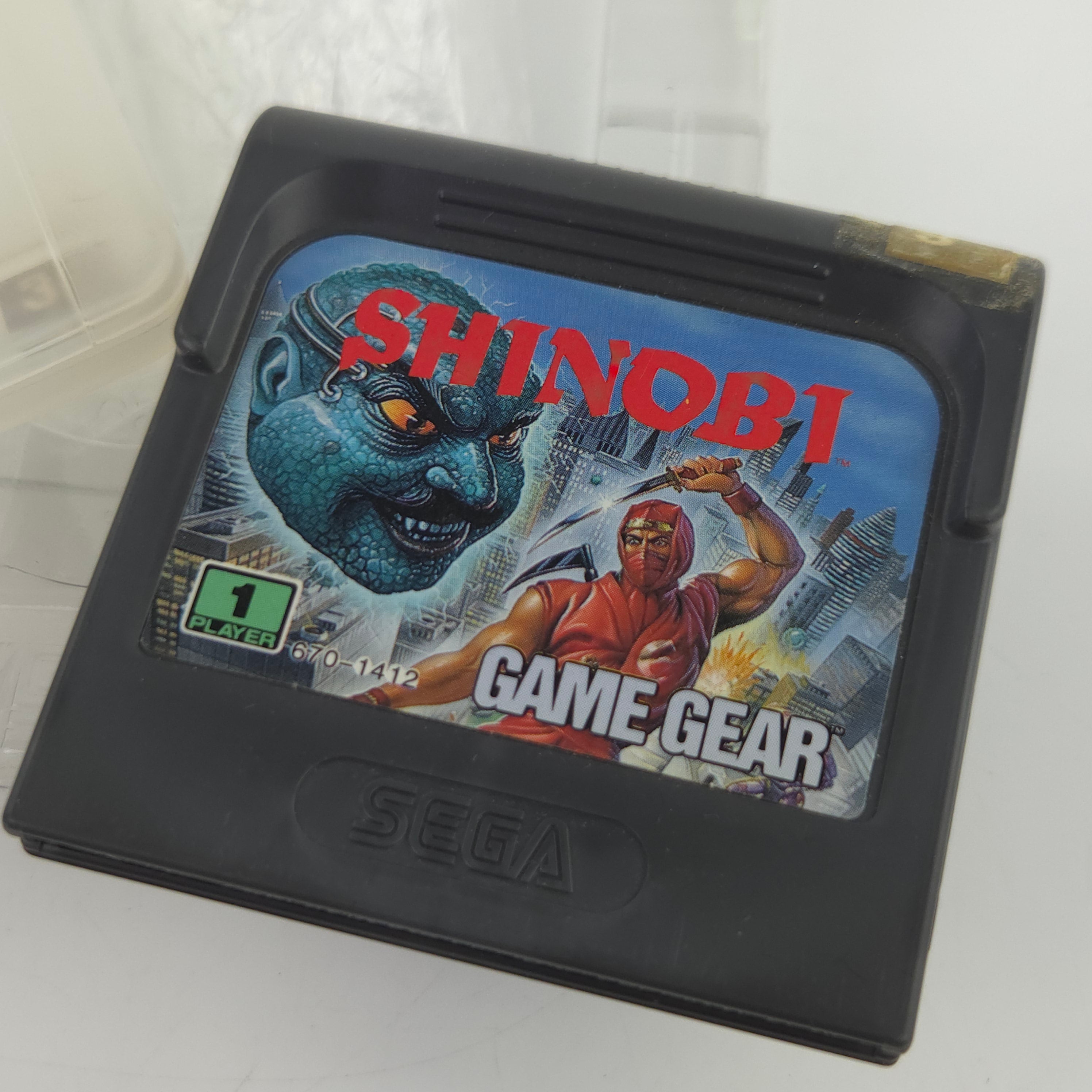 Sega Game Gear Spiel Shinobi Modul OVP PAL 1991