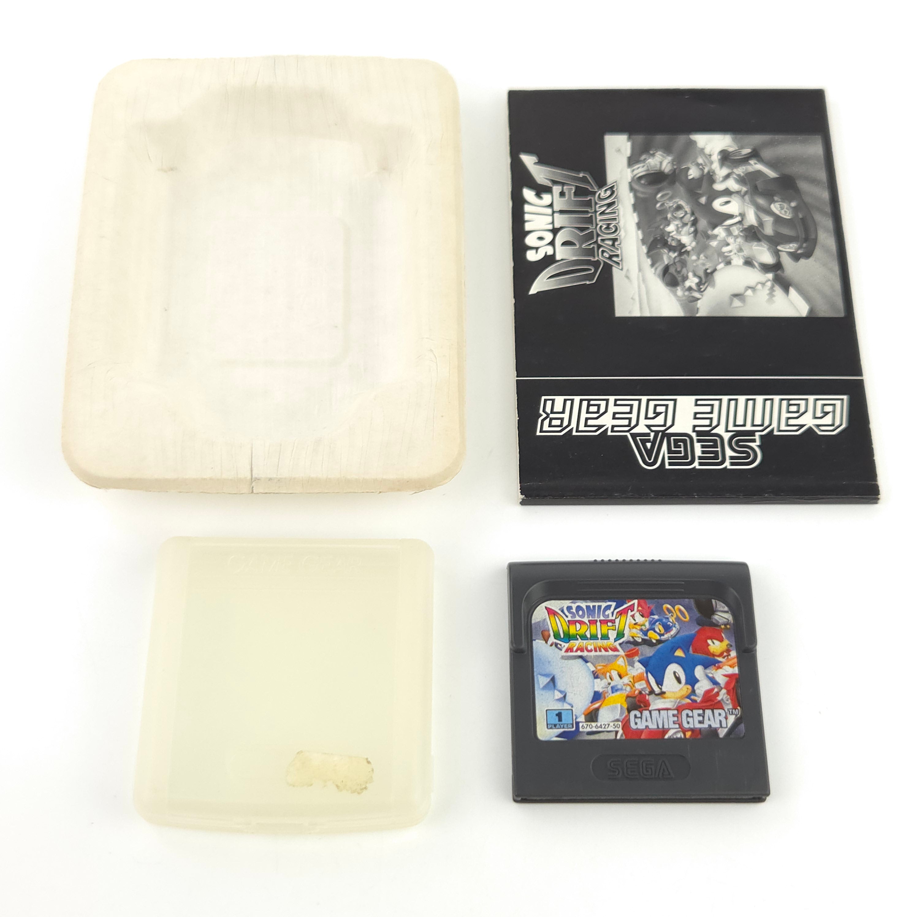 Sega Game Gear Spiel Sonic Drift OVP PAL