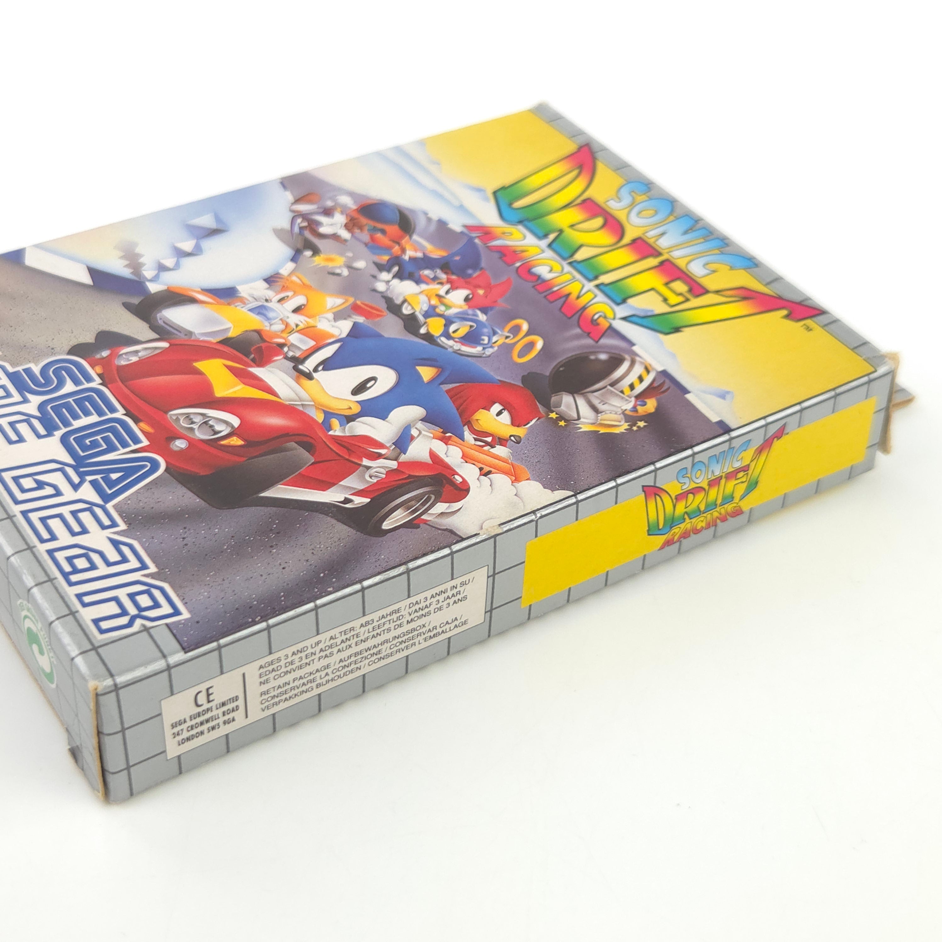 Sega Game Gear Spiel Sonic Drift OVP PAL