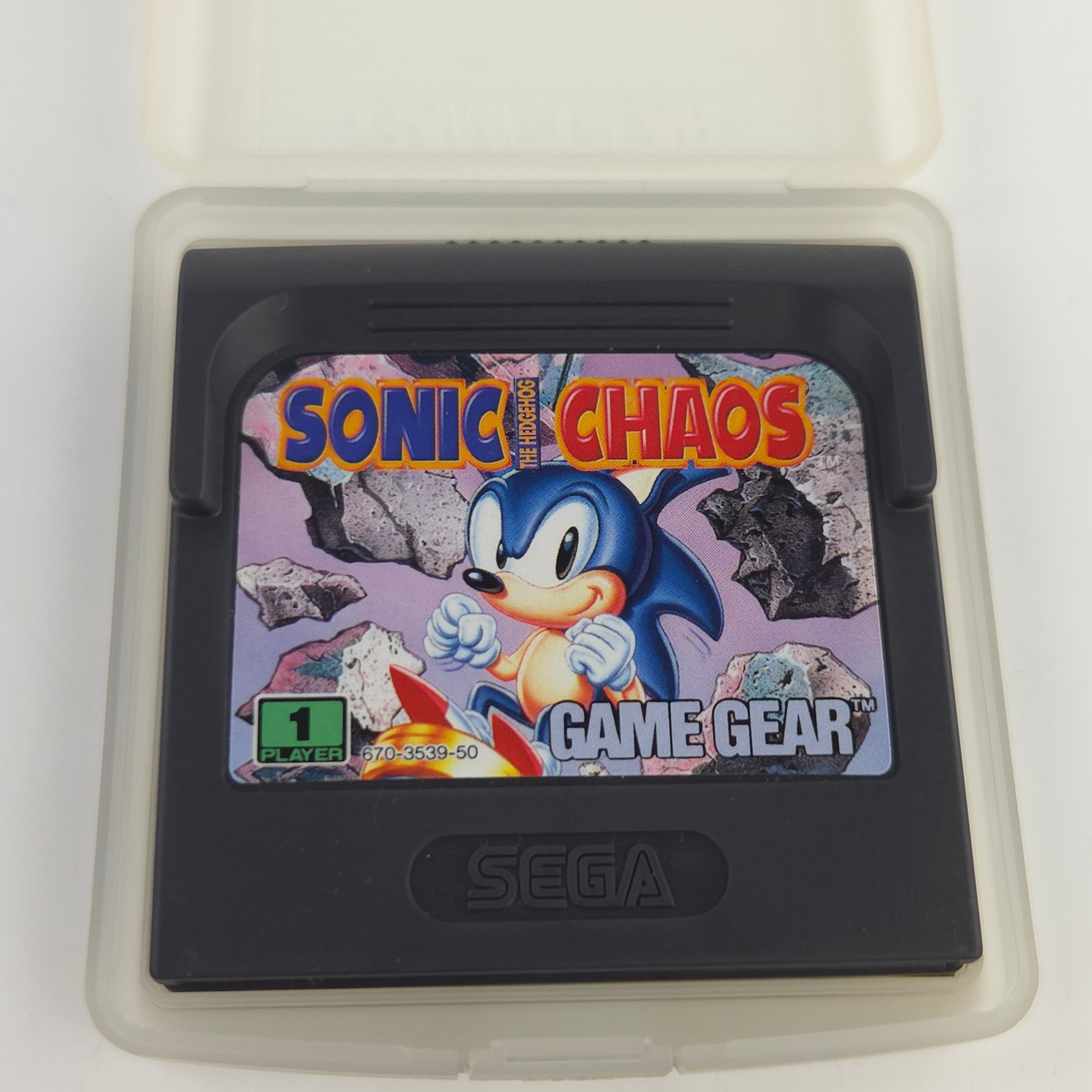 Sega Game Gear Spiel Sonic Chaos GG Modul OVP PAL 1993